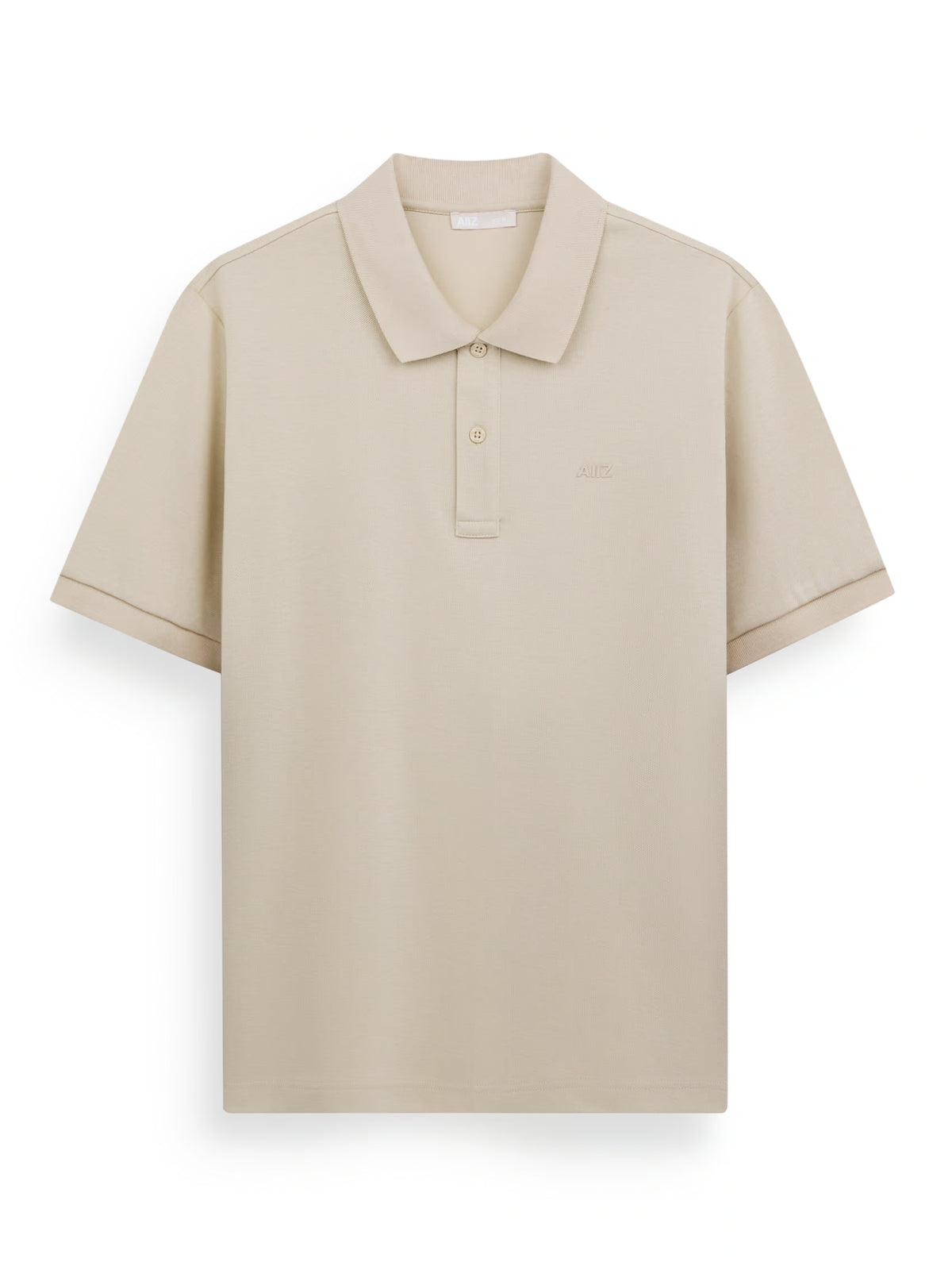 AIIZ Men’s AIIZ Logo Polo Shirt (Beige / S)