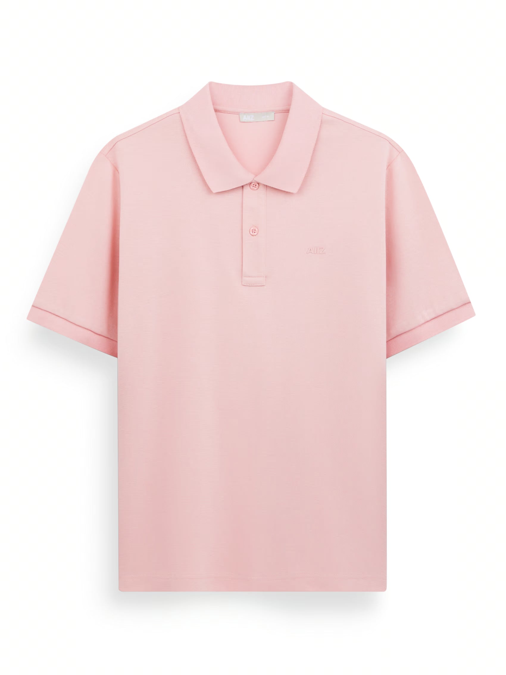 AIIZ Men’s AIIZ Logo Polo Shirt (Light Pink / S)