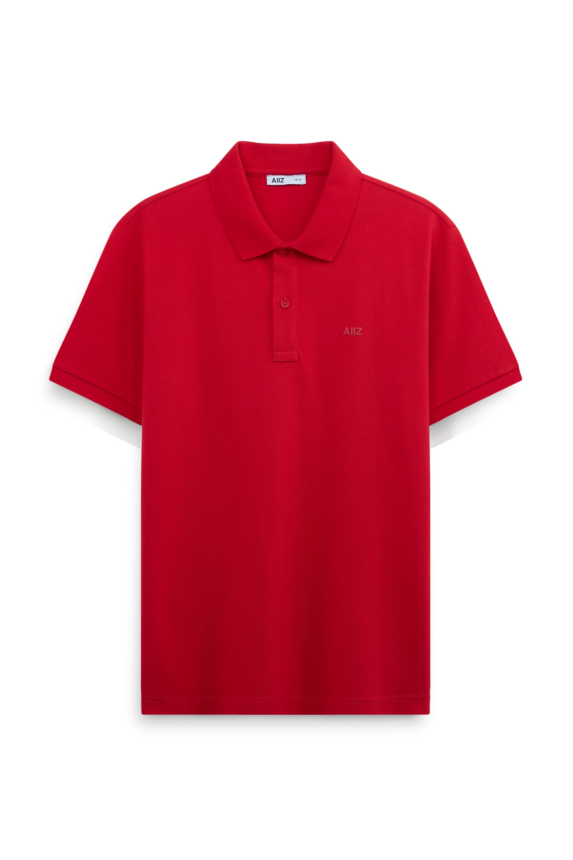 AIIZ Men’s AIIZ Logo Polo Shirt (Red / M)