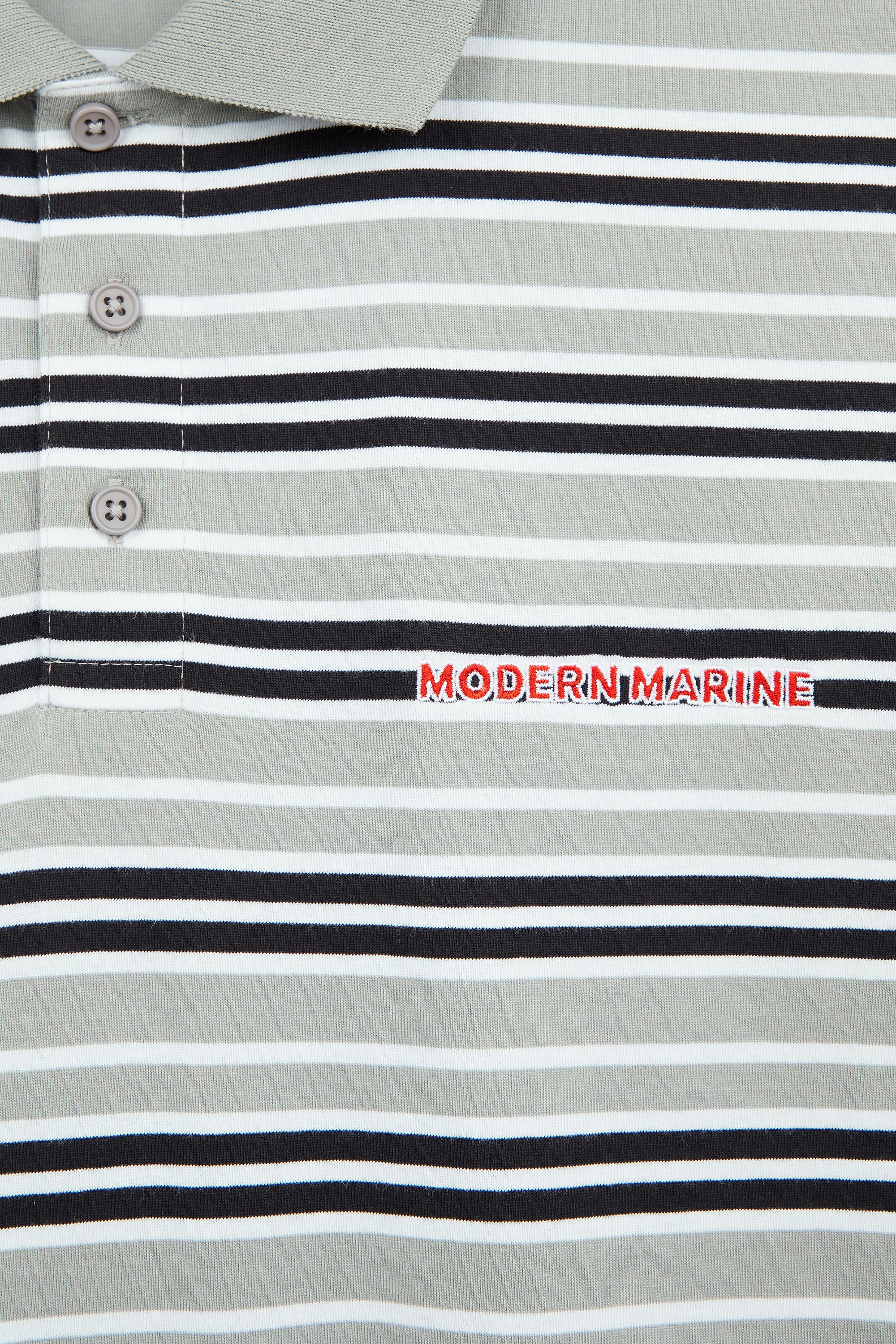 AIIZ Men's Fishing Society Club Striped Polo Shirt
