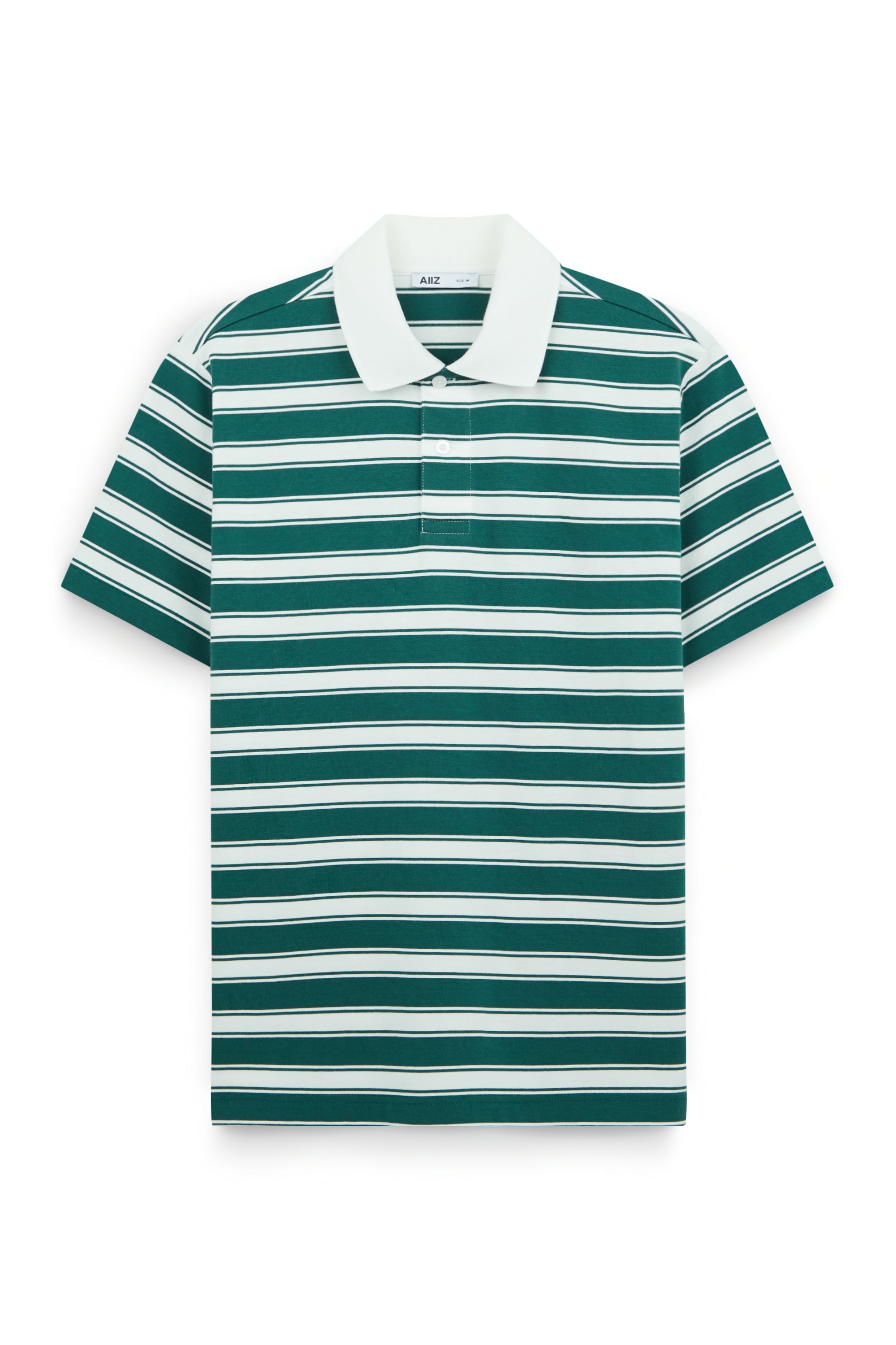 AIIZ Men's Striped Polo Shirt