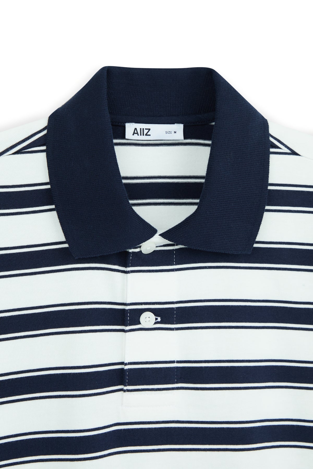 AIIZ Men's Striped Polo Shirt