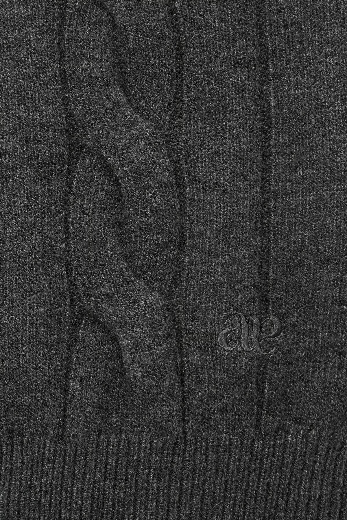 Urban Weaver Cable Knit Half-Zip Sweater