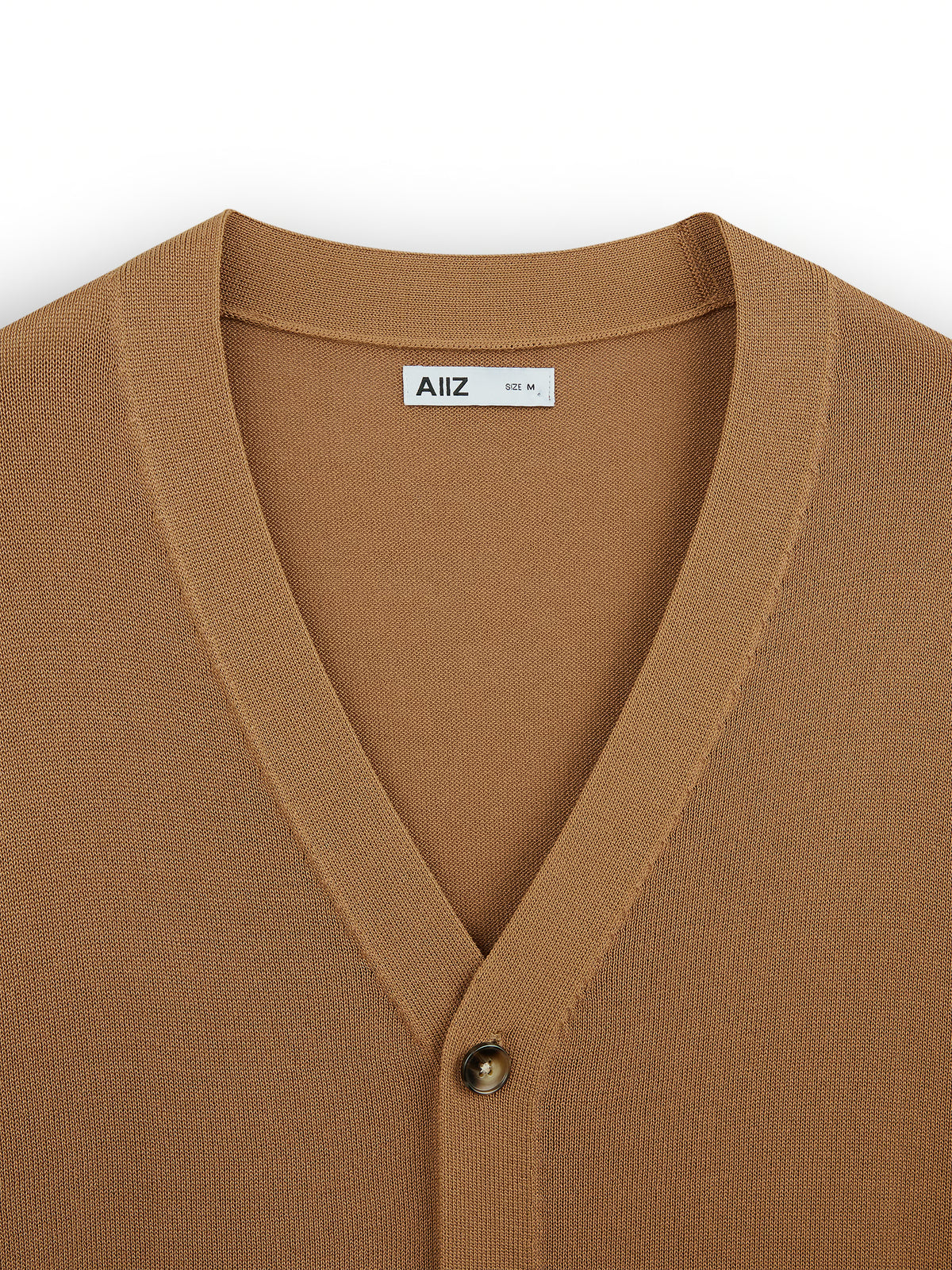AIIZ Men's Flat Knit Cardigan
