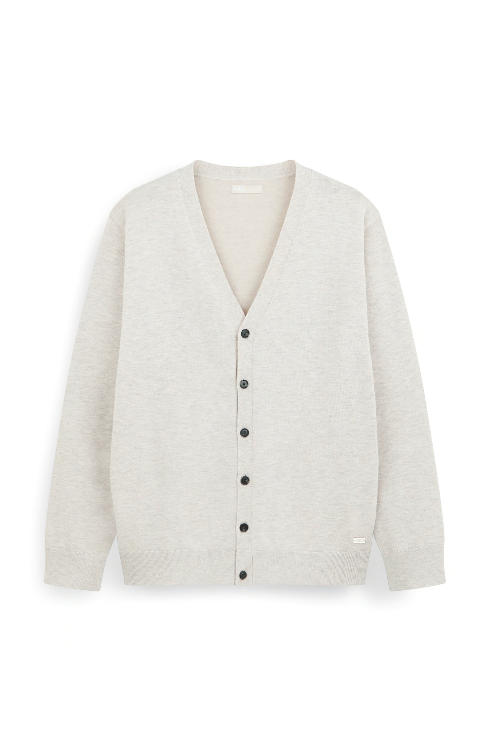 AIIZ Men's Flat Knit Cardigan