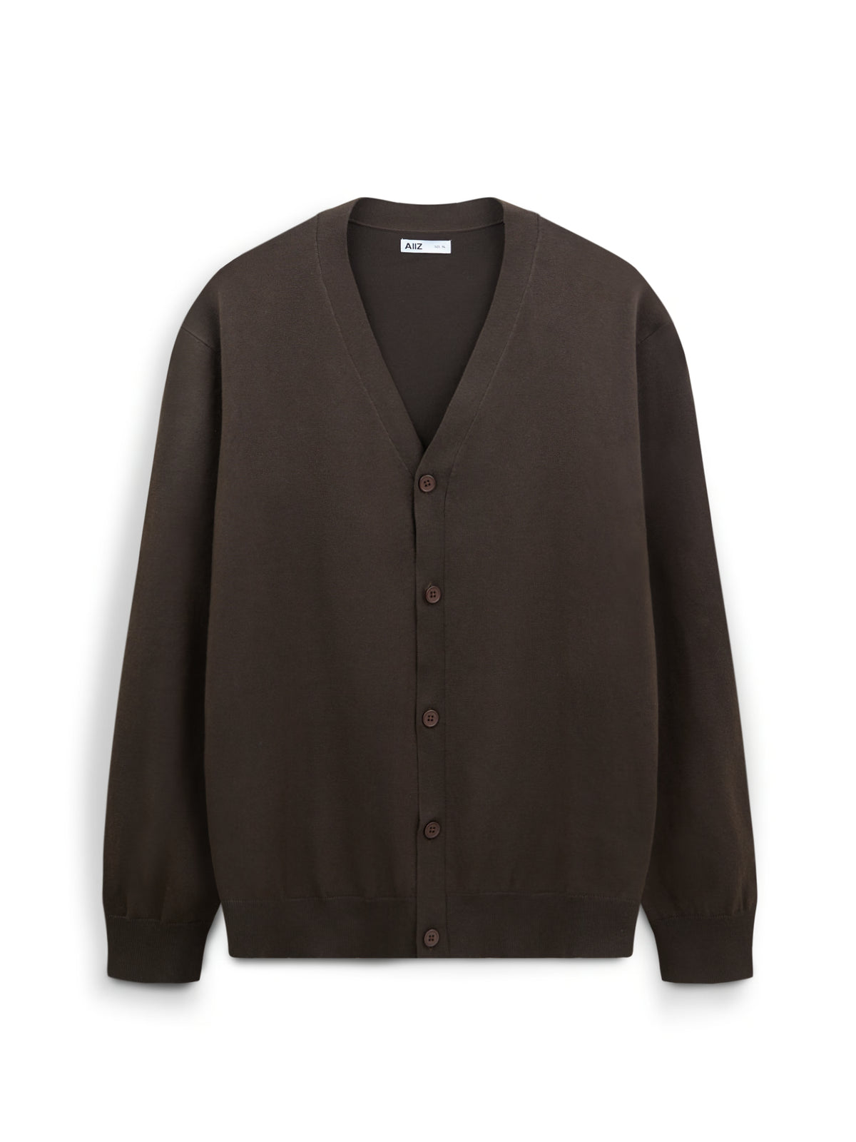 AIIZ Men's Flat Knit Cardigan