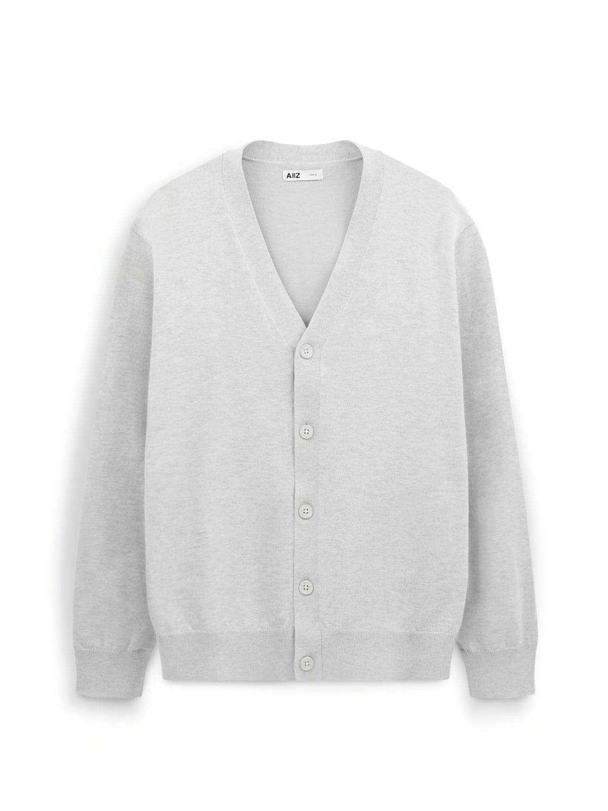 AIIZ Men's Flat Knit Cardigan