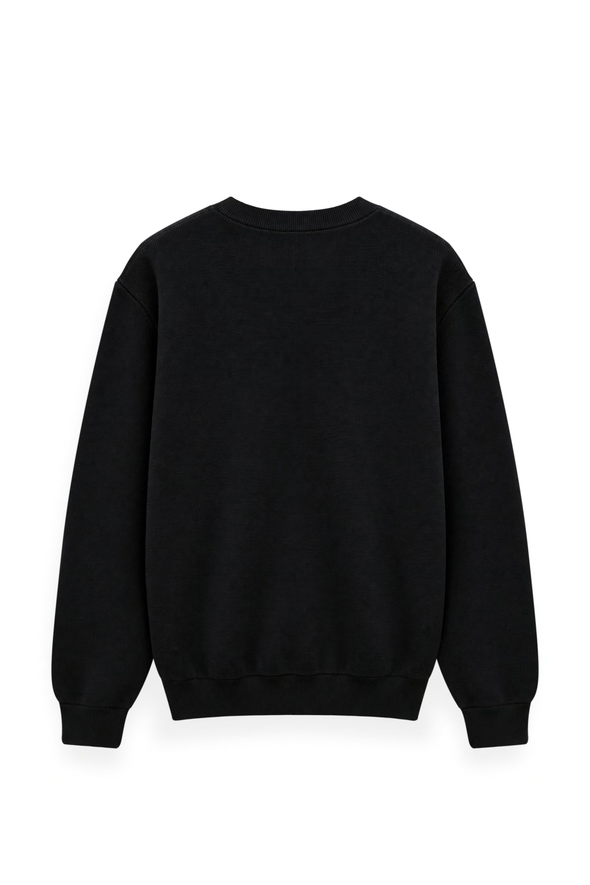 Men's Surreal Academia Rib Knit Crew Neck Sweater