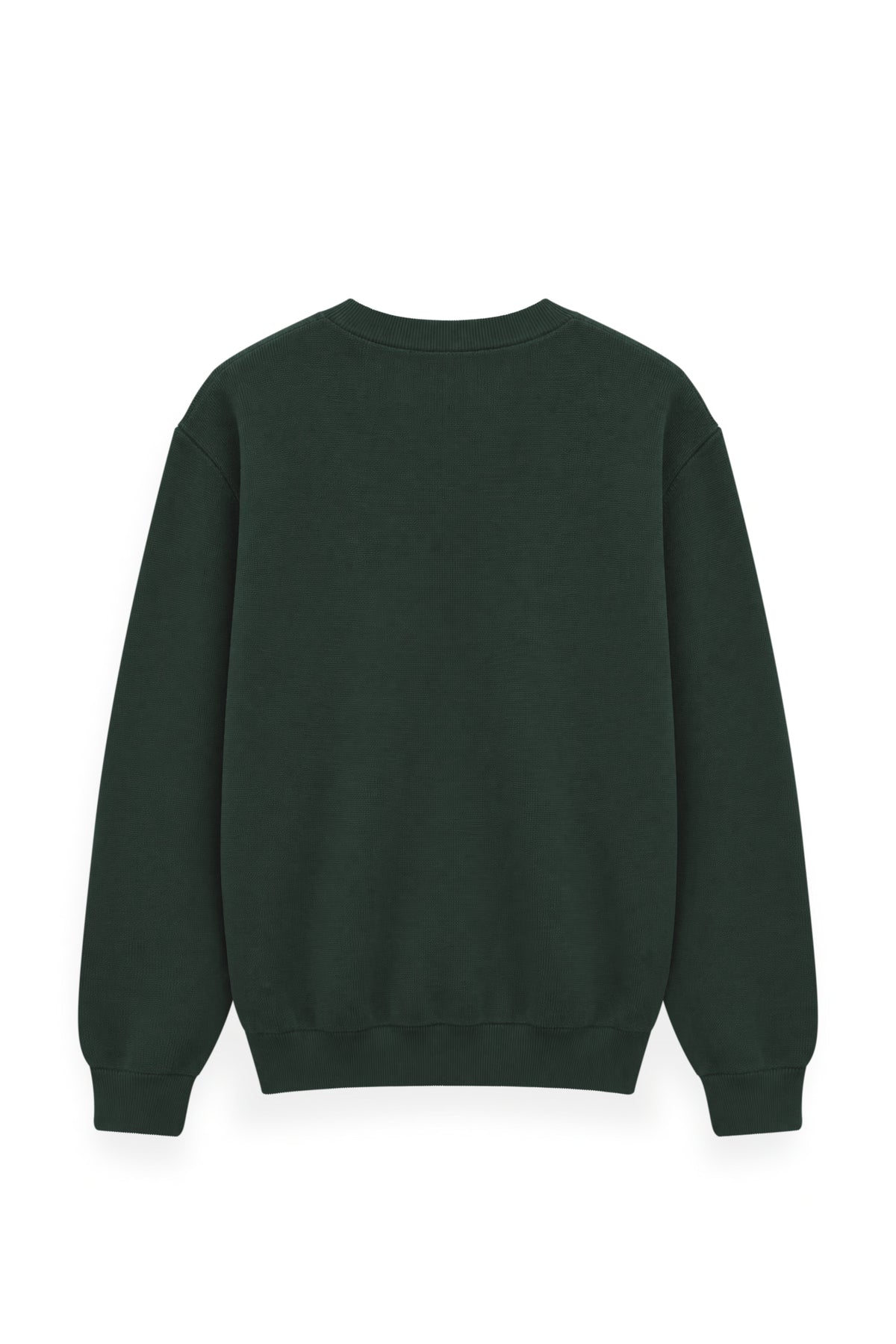 Men's Surreal Academia Rib Knit Crew Neck Sweater