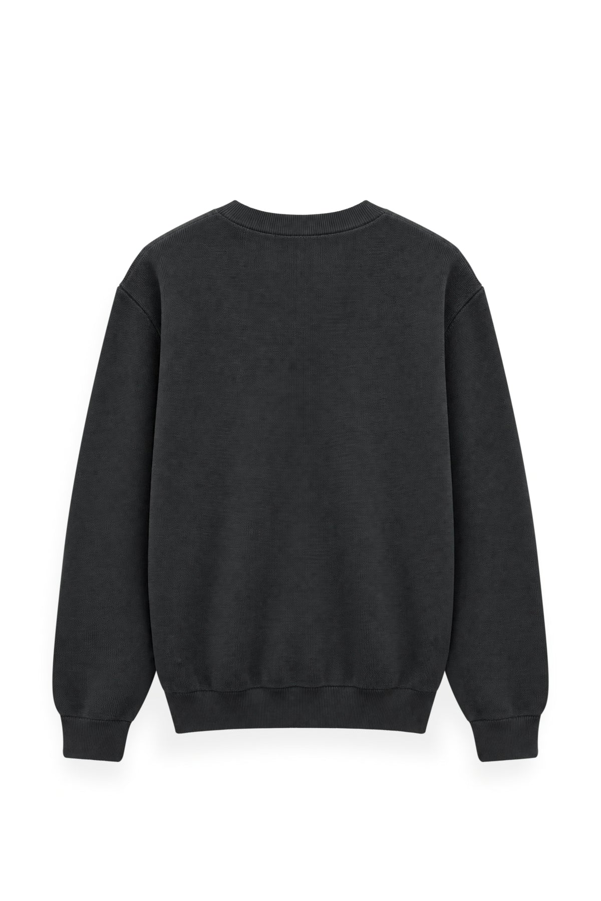 Men's Surreal Academia Rib Knit Crew Neck Sweater