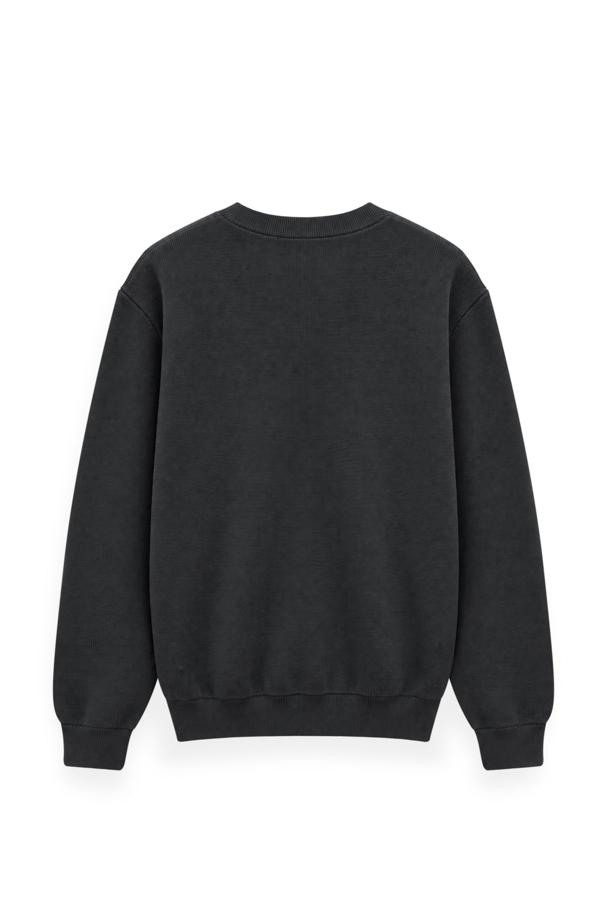 Men's Surreal Academia Rib Knit Crew Neck Sweater