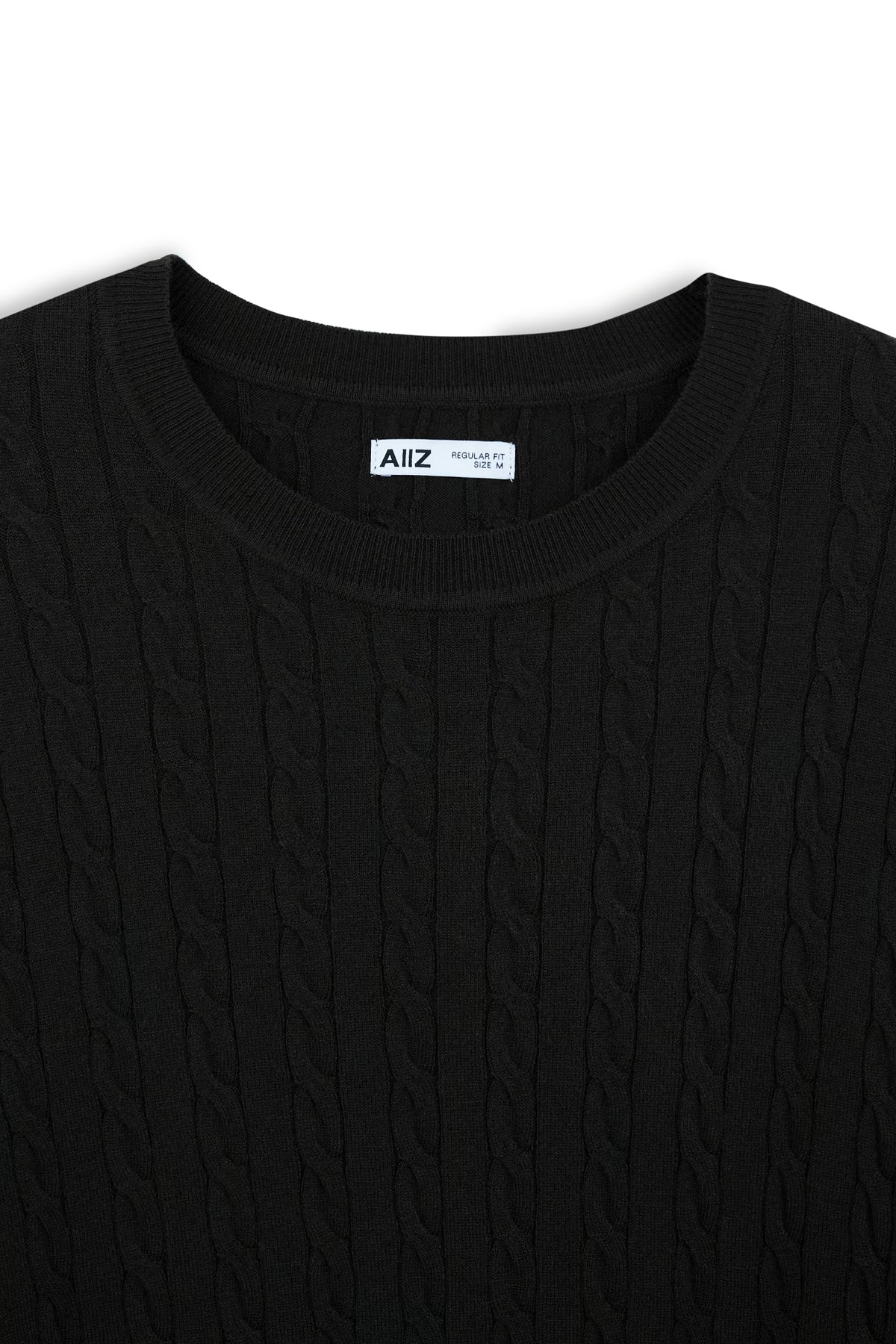 Urban Weaver Cable Knit Crew Neck Sweater