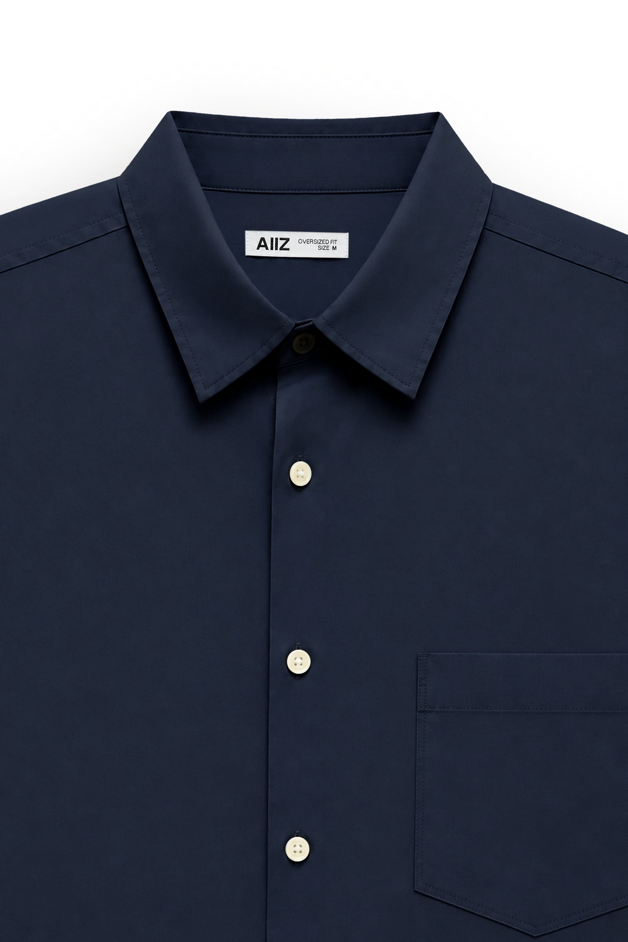 IIZ Men's Oversized Long Sleeve Shirt