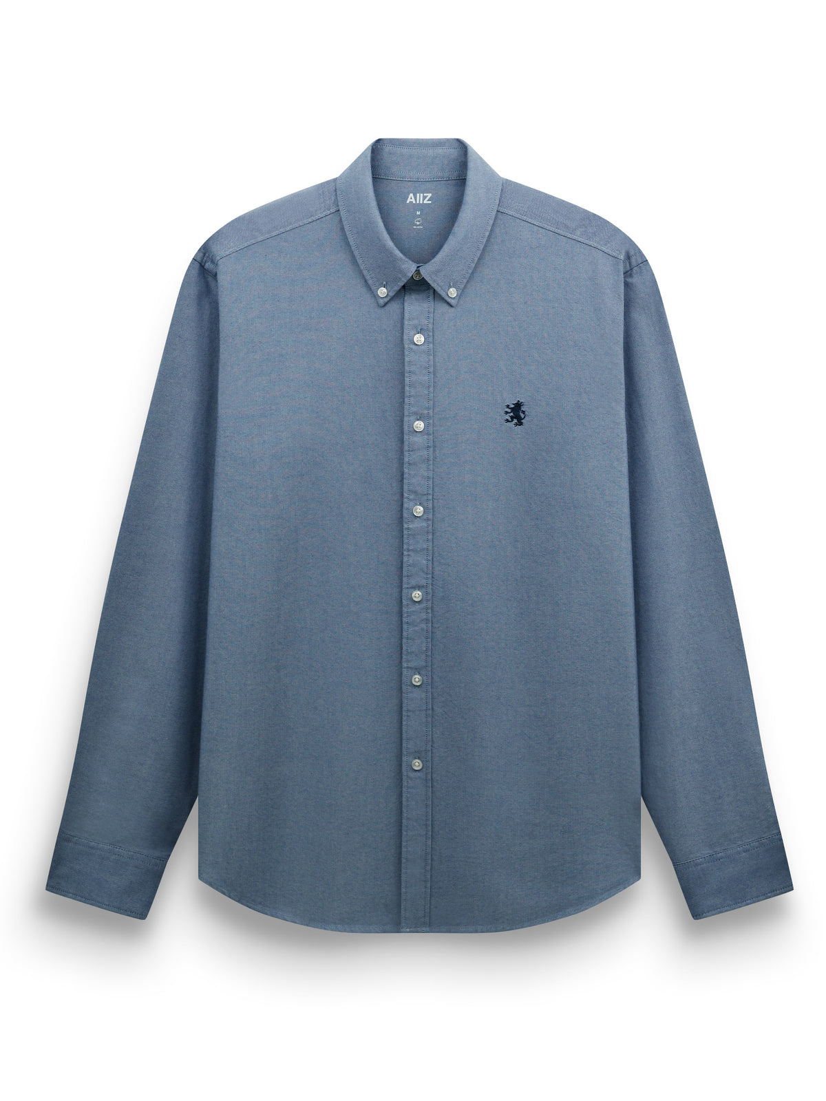 Men's Oxford Long Sleeve Shirts (Blue / S)