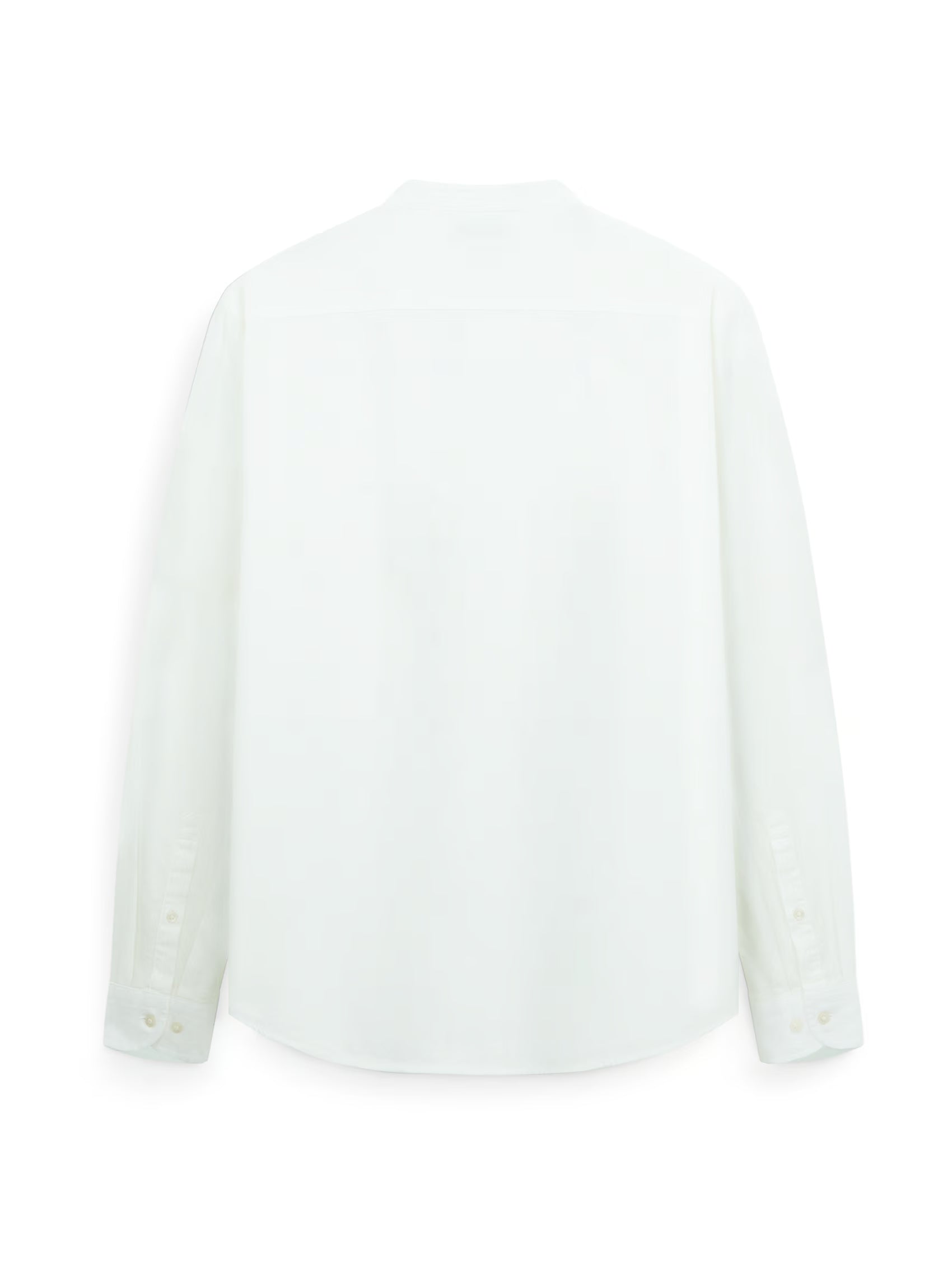 AIIZ Men’s Mandarin Collar Long Sleeve Poplin Shirt
