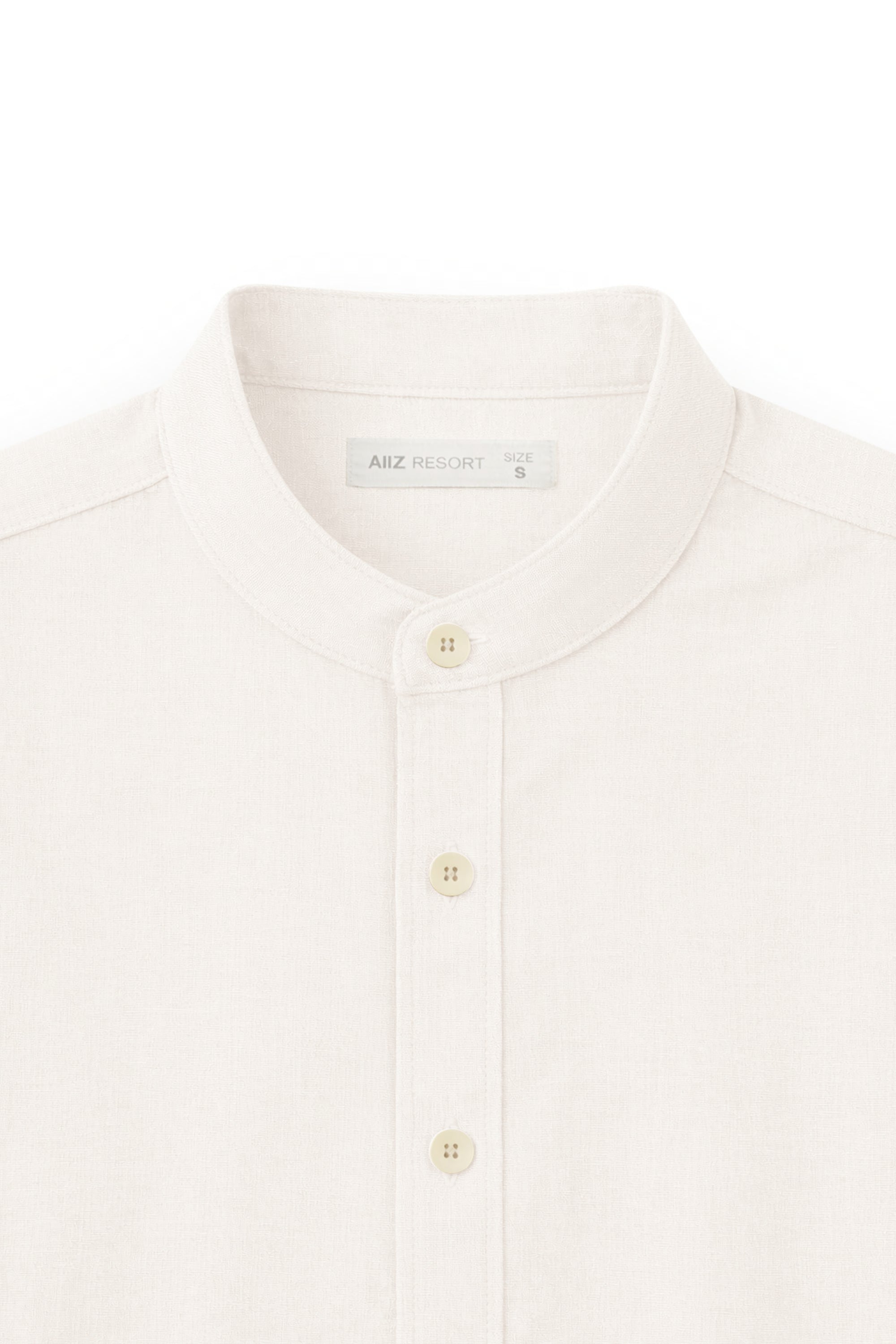 AIIZ Men’s Mandarin Collar Long Sleeve Shirt