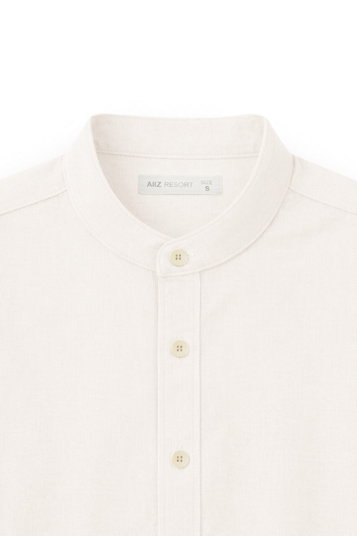 AIIZ Men’s Mandarin Collar Long Sleeve Shirt