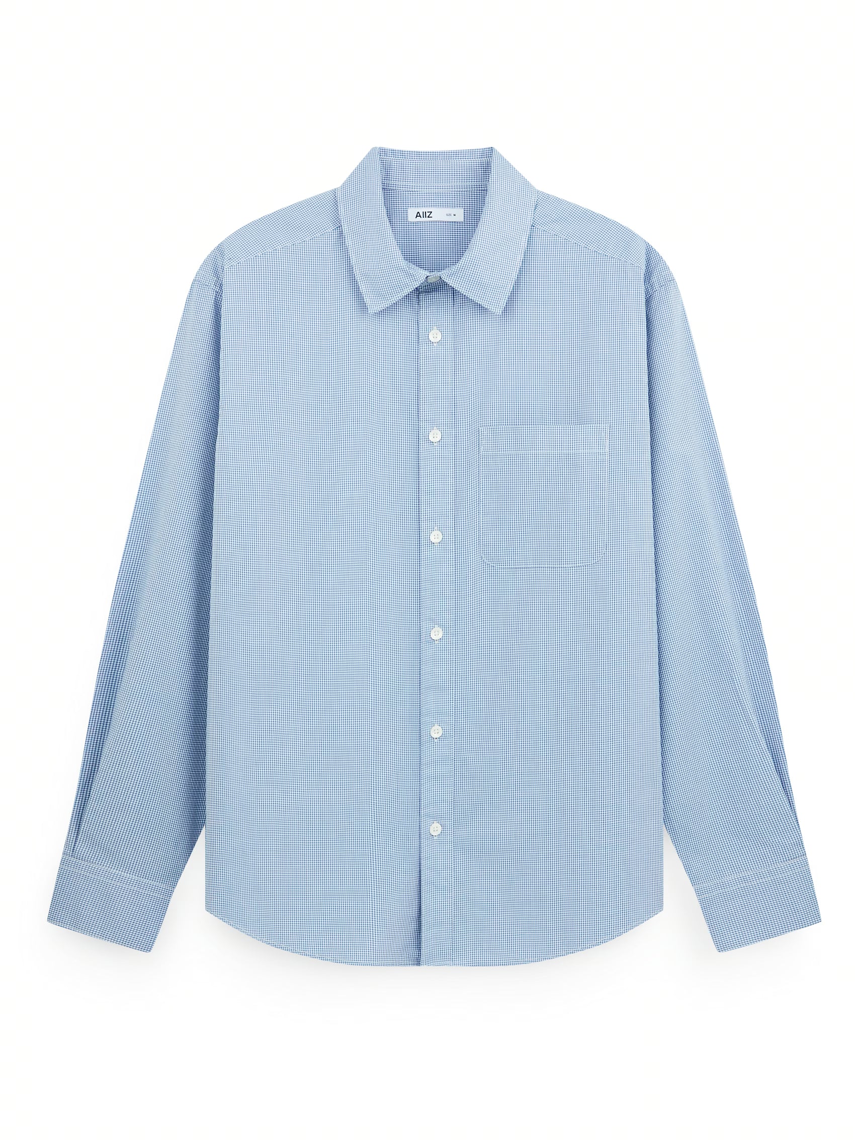 AIIZ Men's Check Long Sleeve Shirt