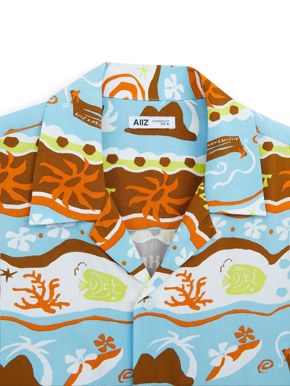 AIIZ Sawasdee Thailand Printed Oversized Shirt