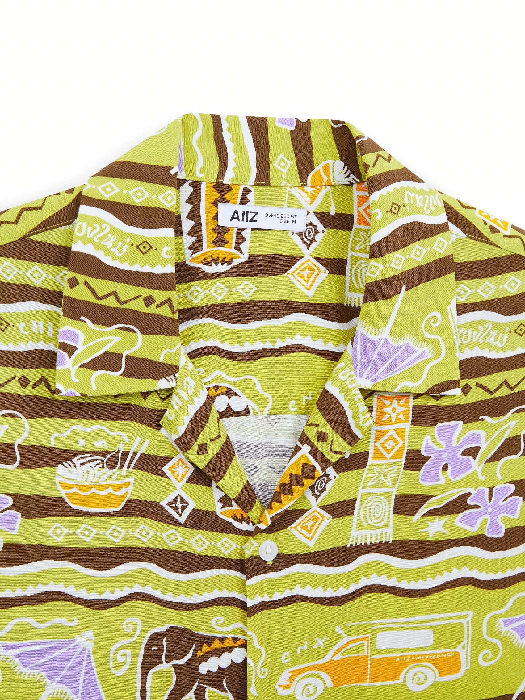 AIIZ Sawasdee Thailand Printed Oversized Shirt