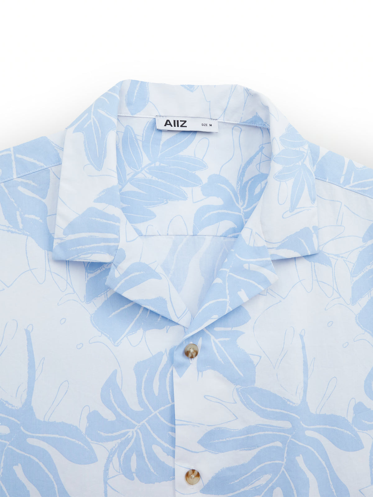 AIIZ Men's Graphic Printed Camp Collar Shirt