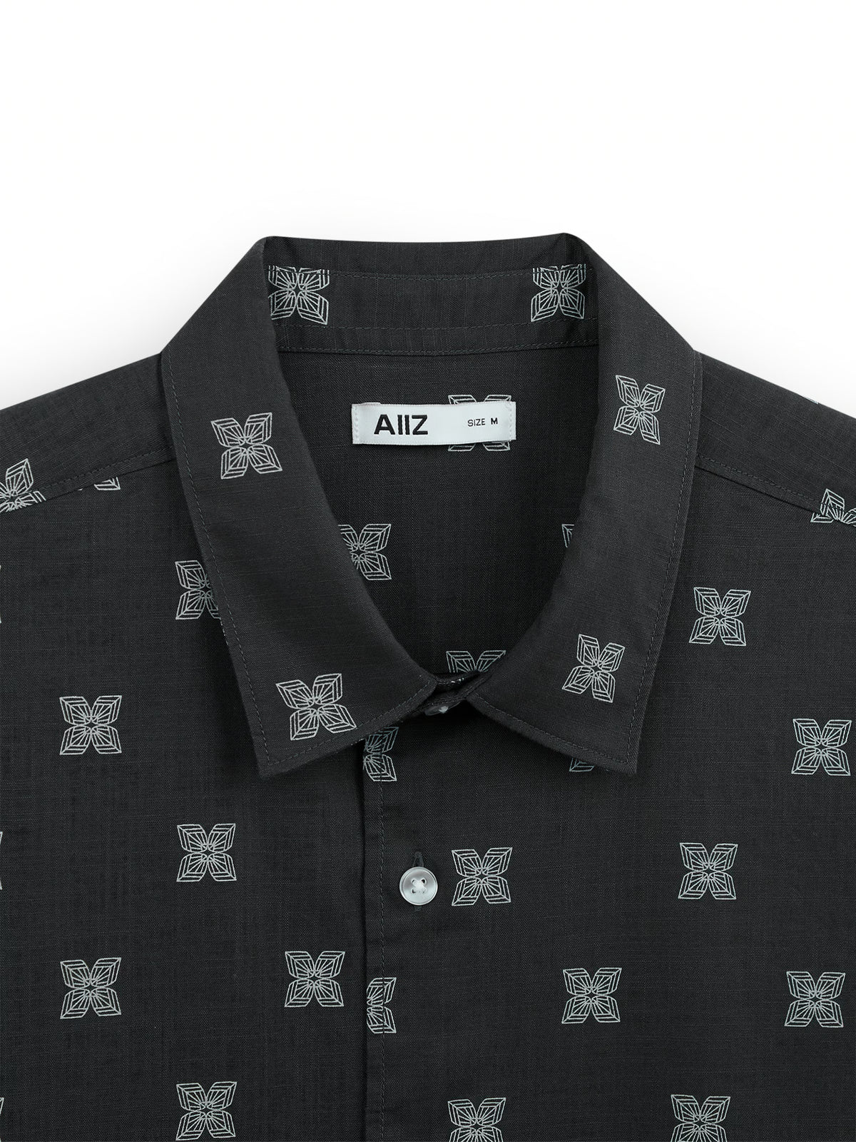 AIIZ Men's Graphic Printed Short Sleeve Shirt