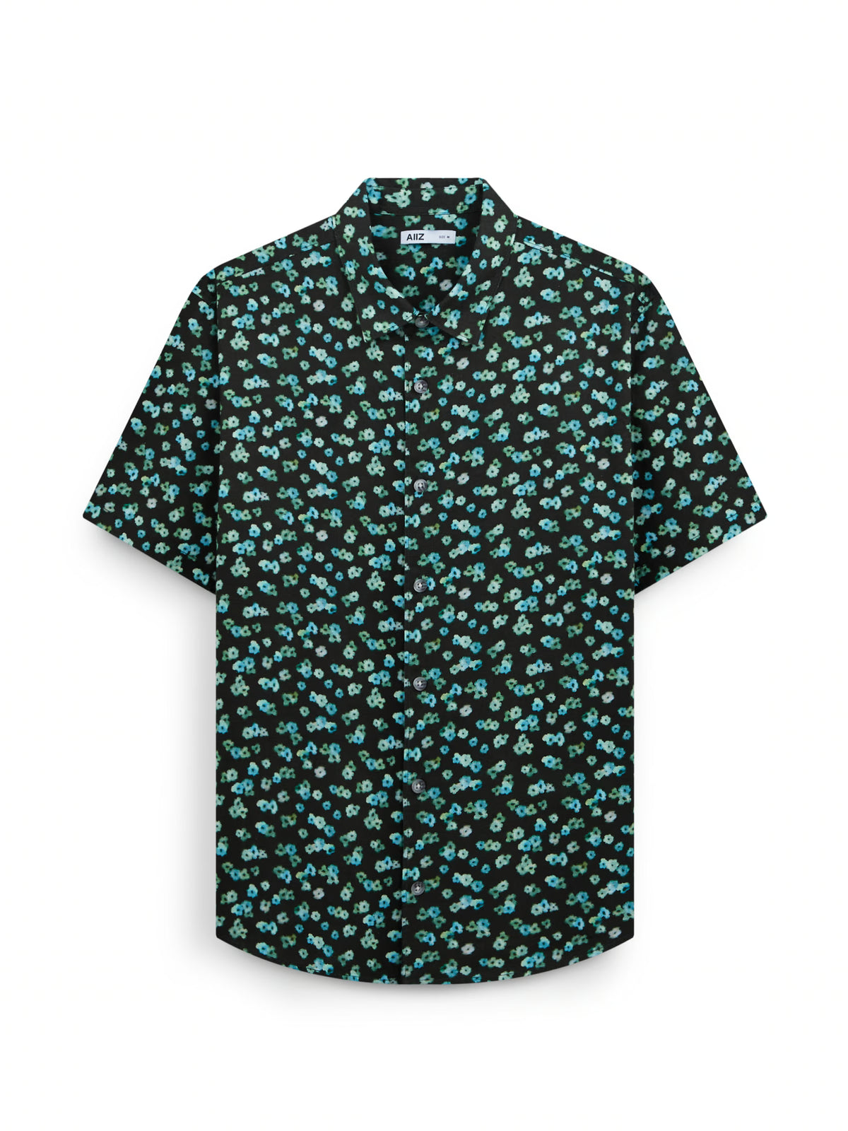 AIIZ Men's Graphic Printed Short Sleeve Shirt