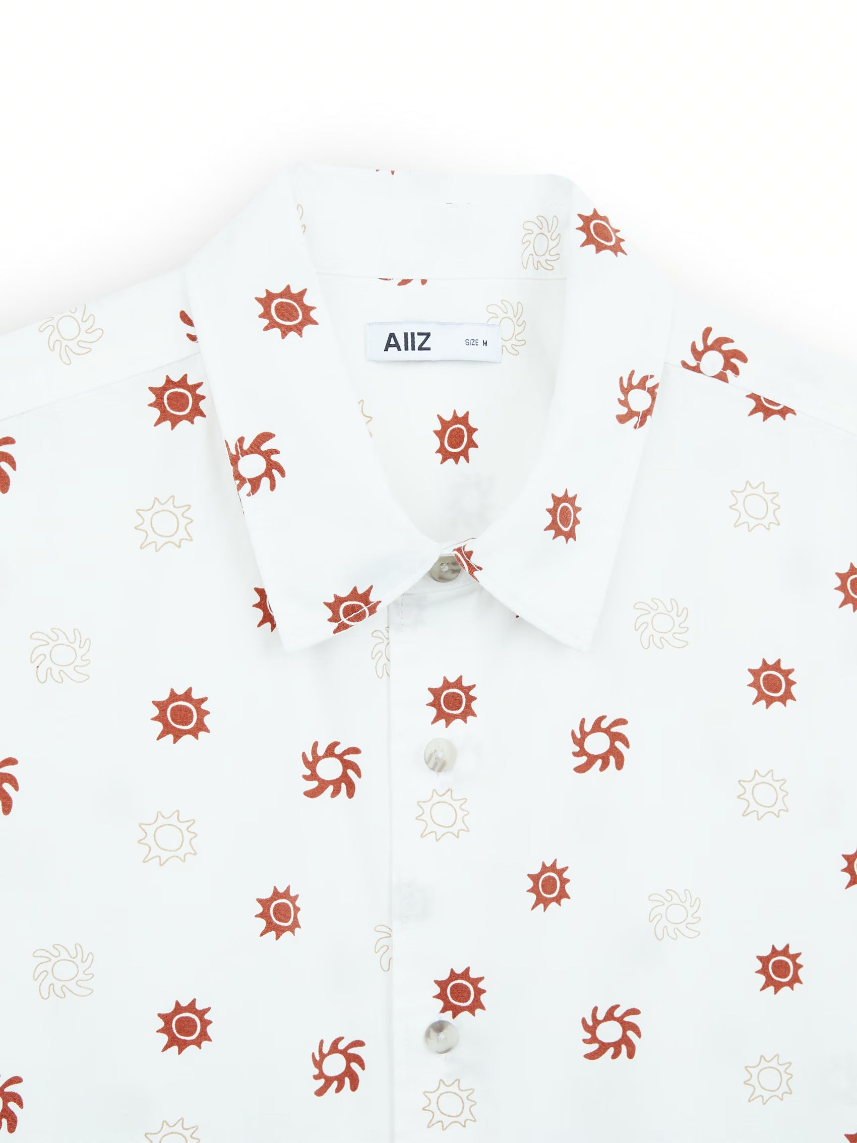 AIIZ Men's Graphic Printed Short Sleeve Shirt