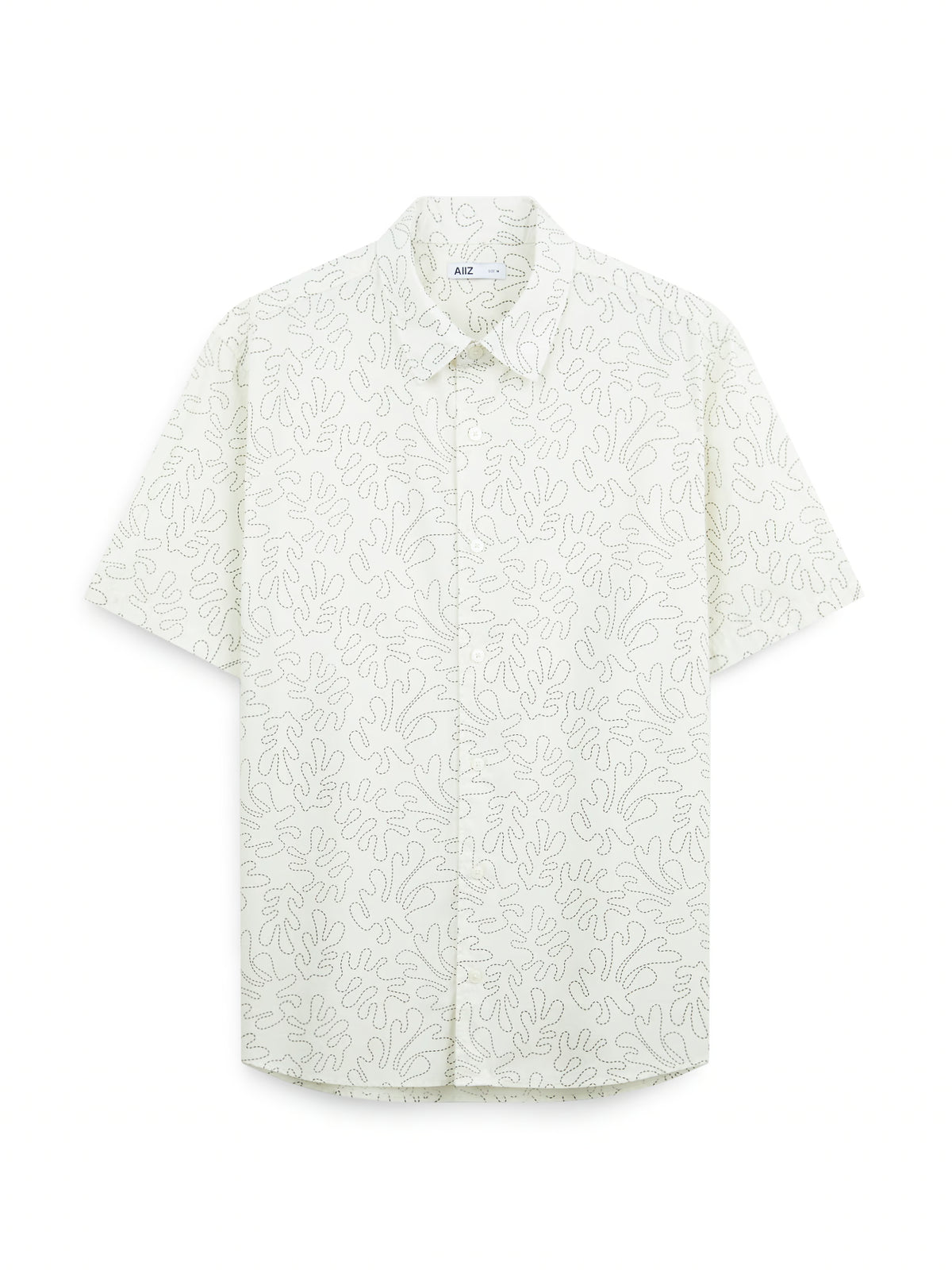 AIIZ Men's Graphic Printed Short Sleeve Shirt