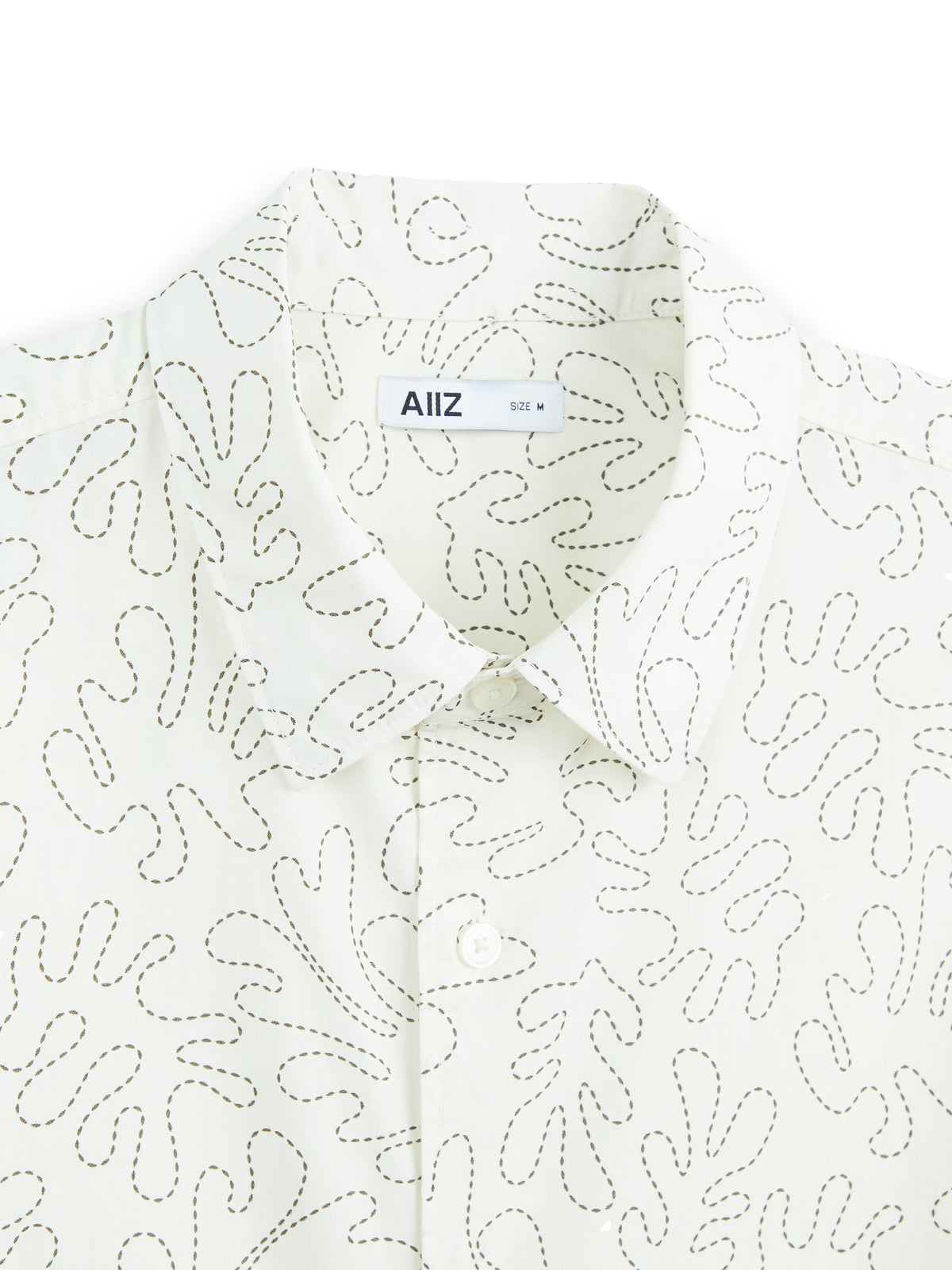 AIIZ Men's Graphic Printed Short Sleeve Shirt