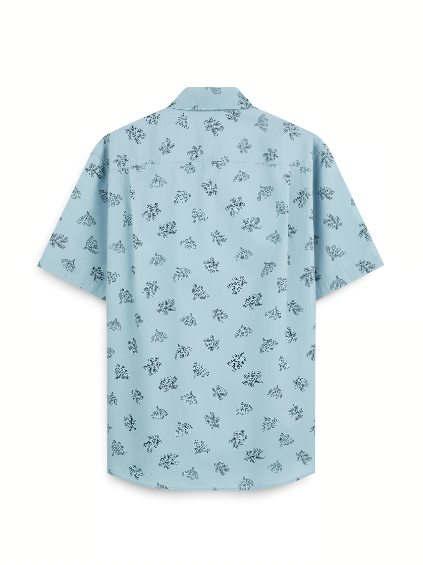 AIIZ Men's Graphic Printed Short Sleeve Shirt