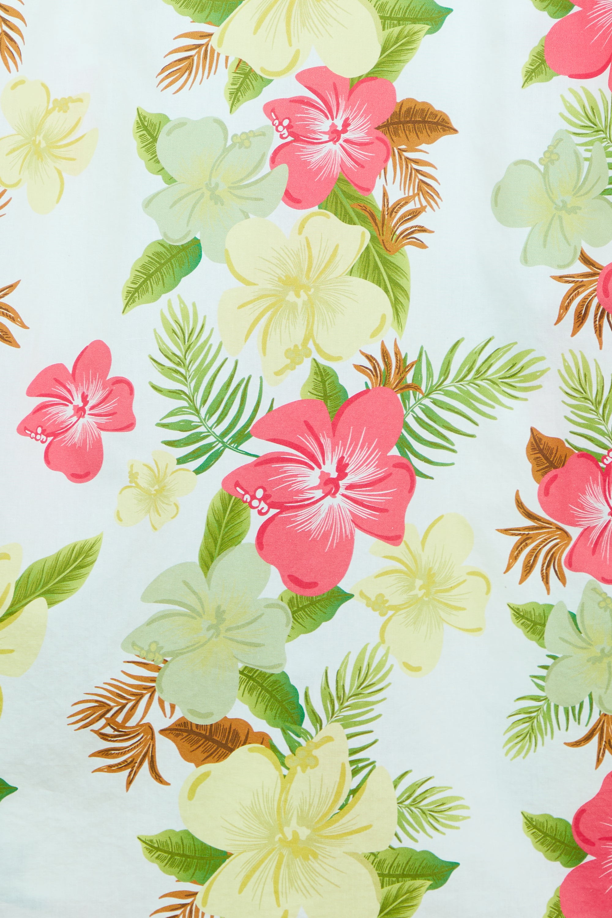 AIIZ Men’s Songkran Floral Short Sleeve Shirt–100% Cotton