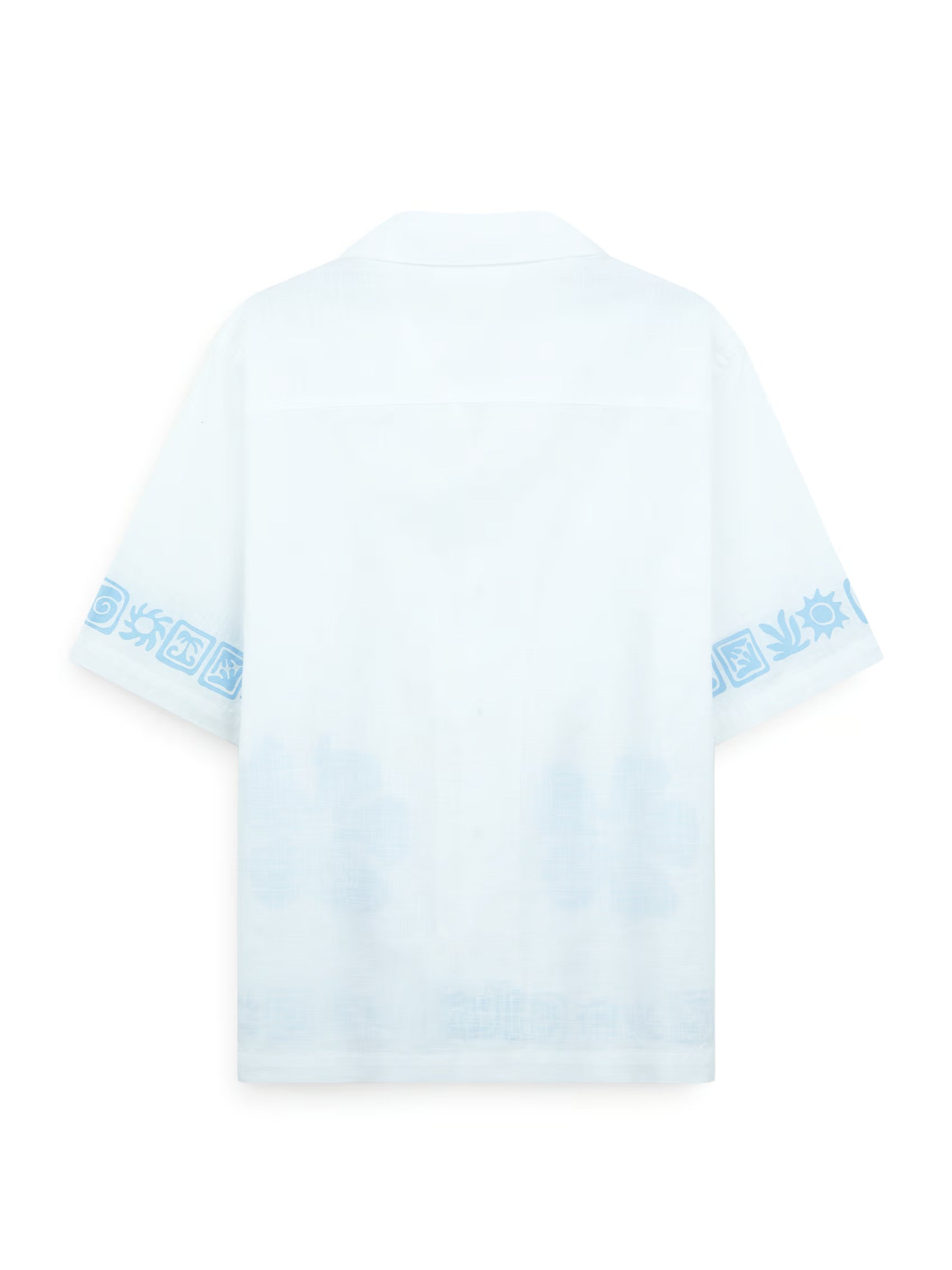 AIIZ Men's Printed Camp Collar Shirt