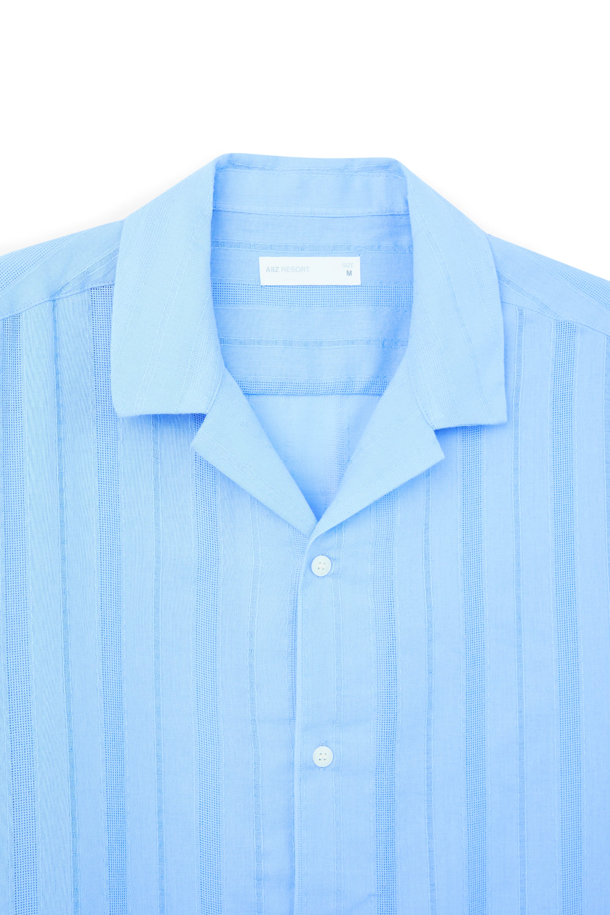 AIIZ Men's Stripe Short Sleeve Shirt