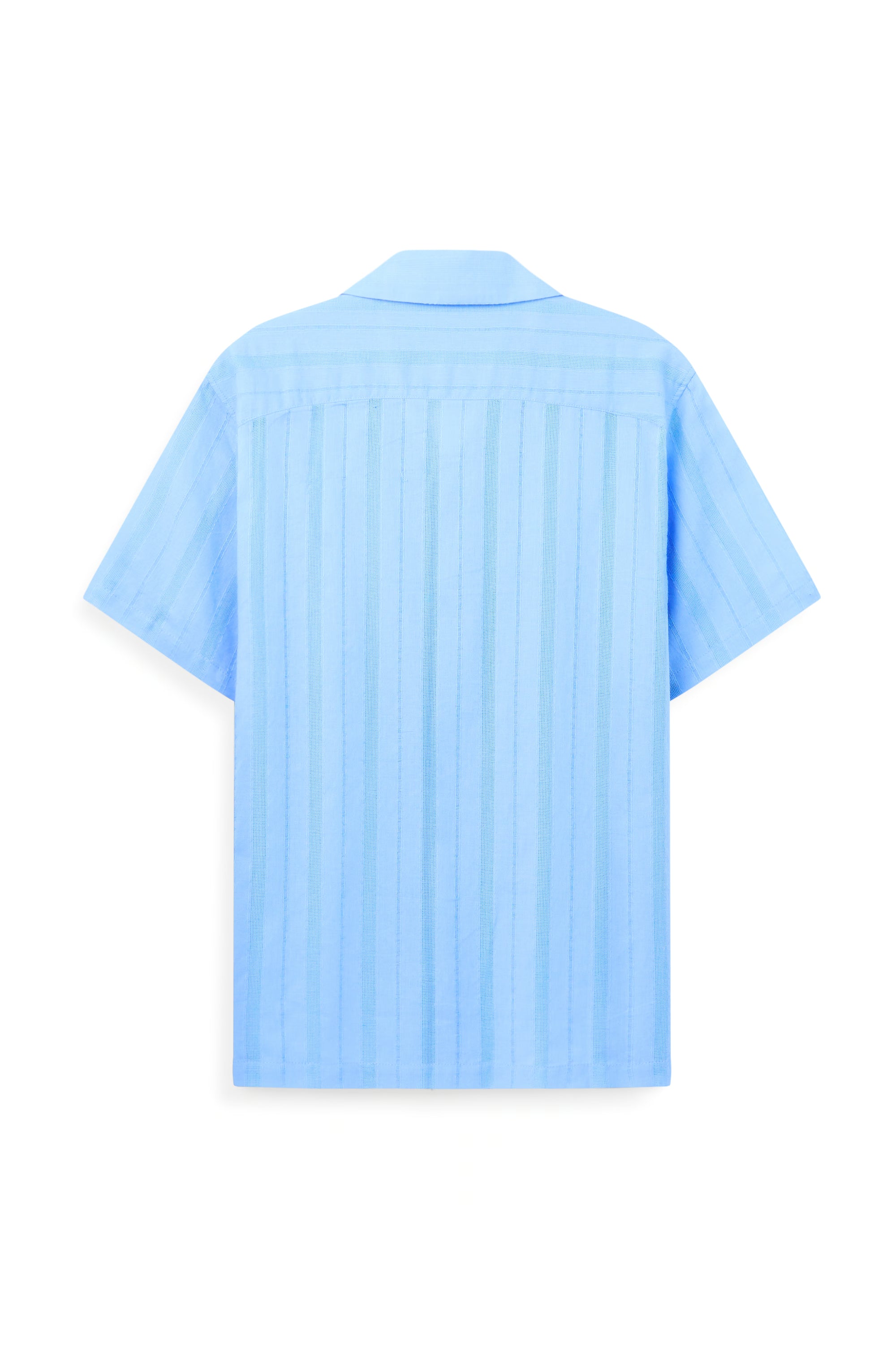 AIIZ Men's Stripe Short Sleeve Shirt