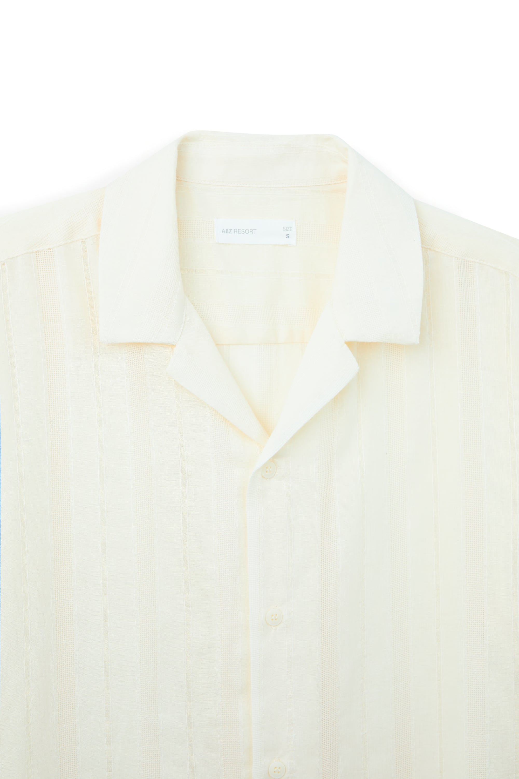 AIIZ Men's Stripe Short Sleeve Shirt