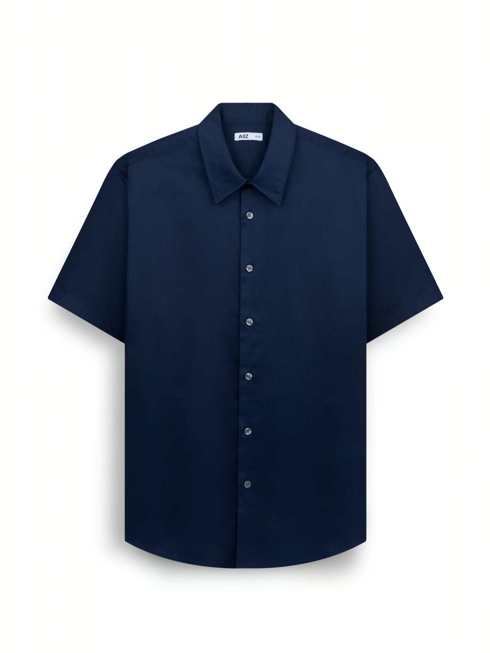 AIIZ Men's Short Sleeve Shirt (Navy / S)