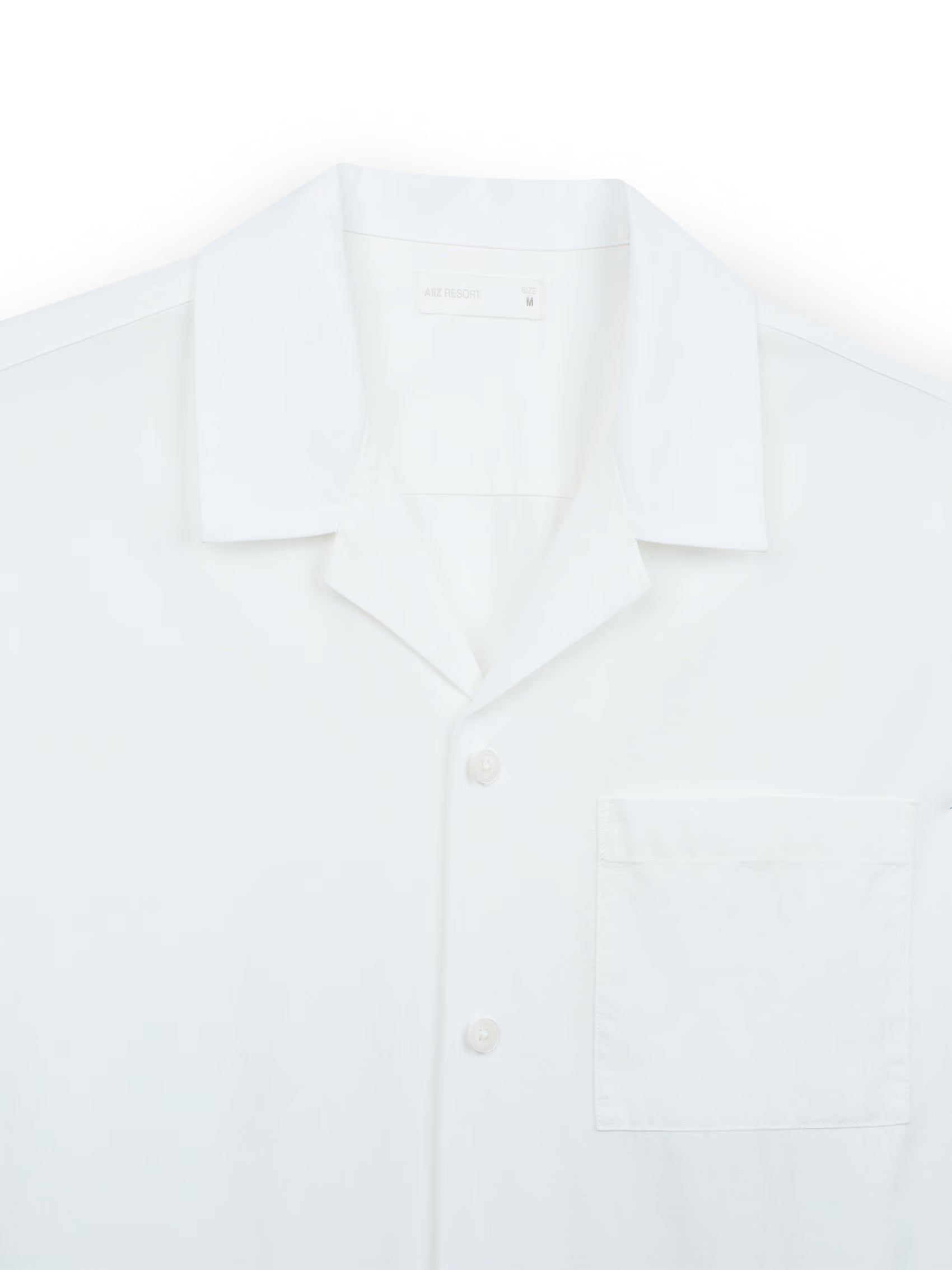 AIIZ Men's Camp Collar Shorts Sleeve Shirt