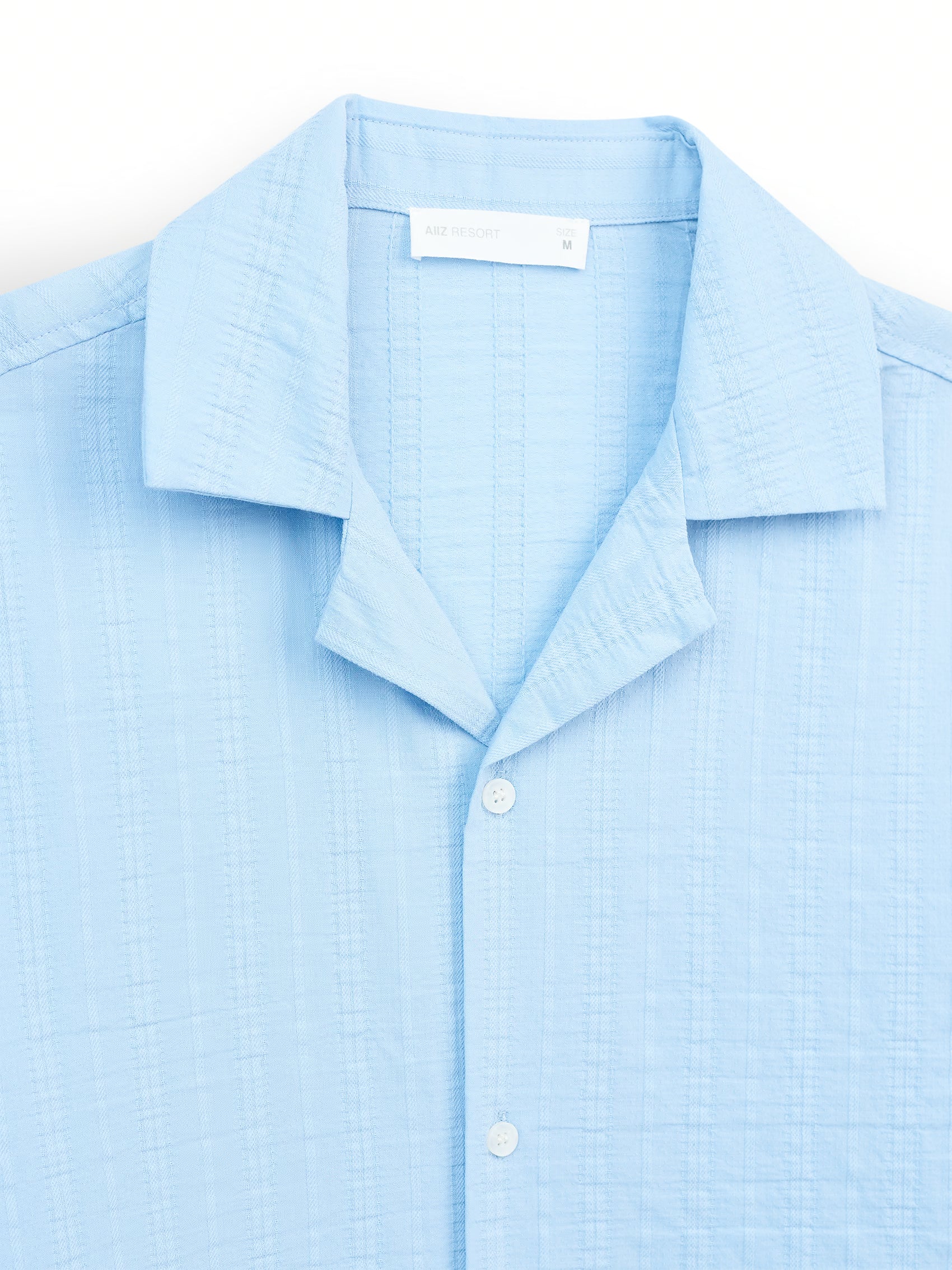 AIIZ Men's Texture Short Sleeve Shirt