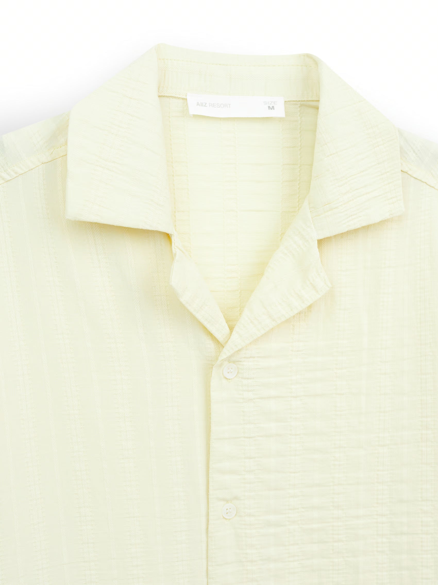 AIIZ Men's Texture Short Sleeve Shirt