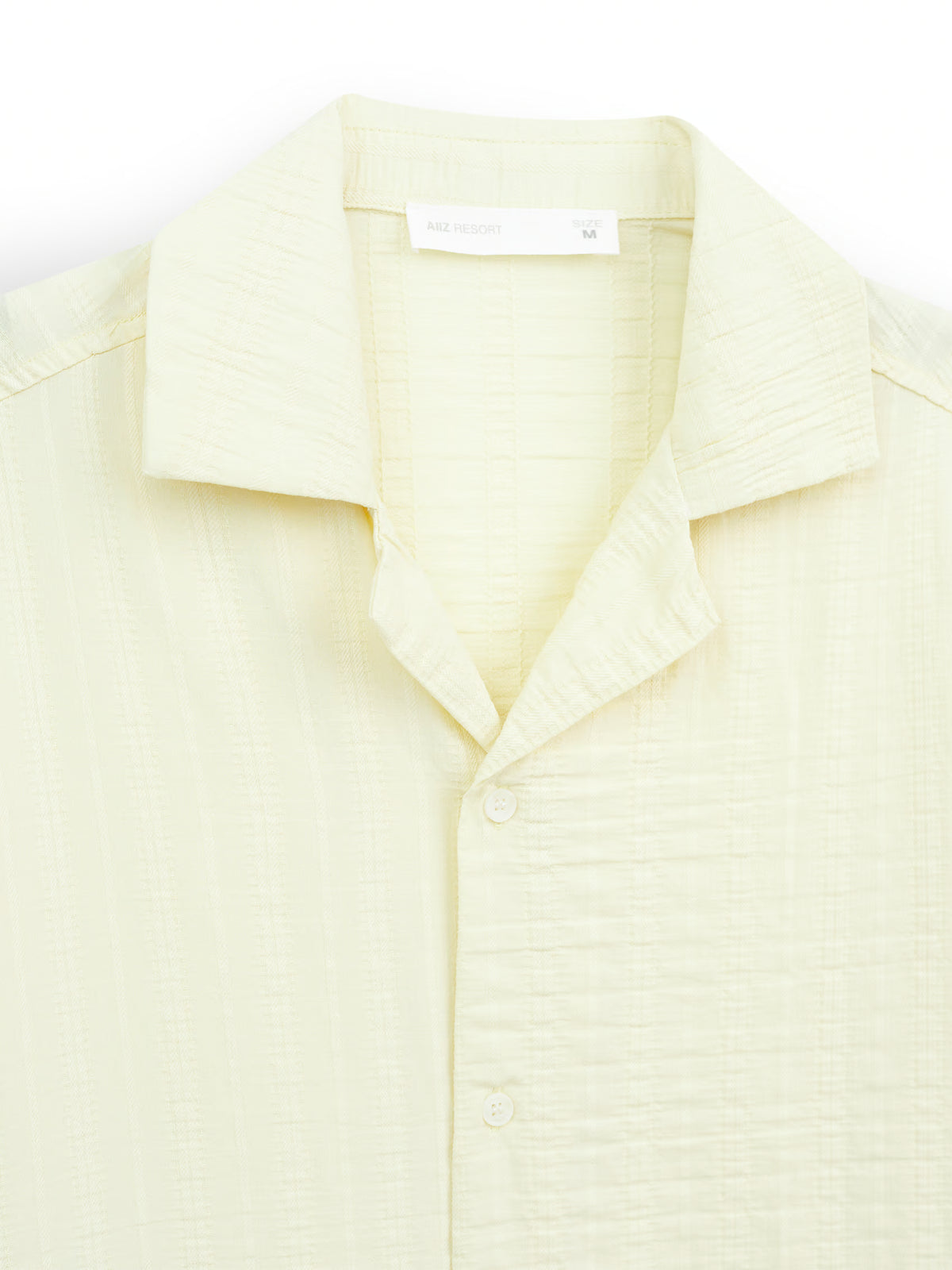 AIIZ Men's Texture Short Sleeve Shirt