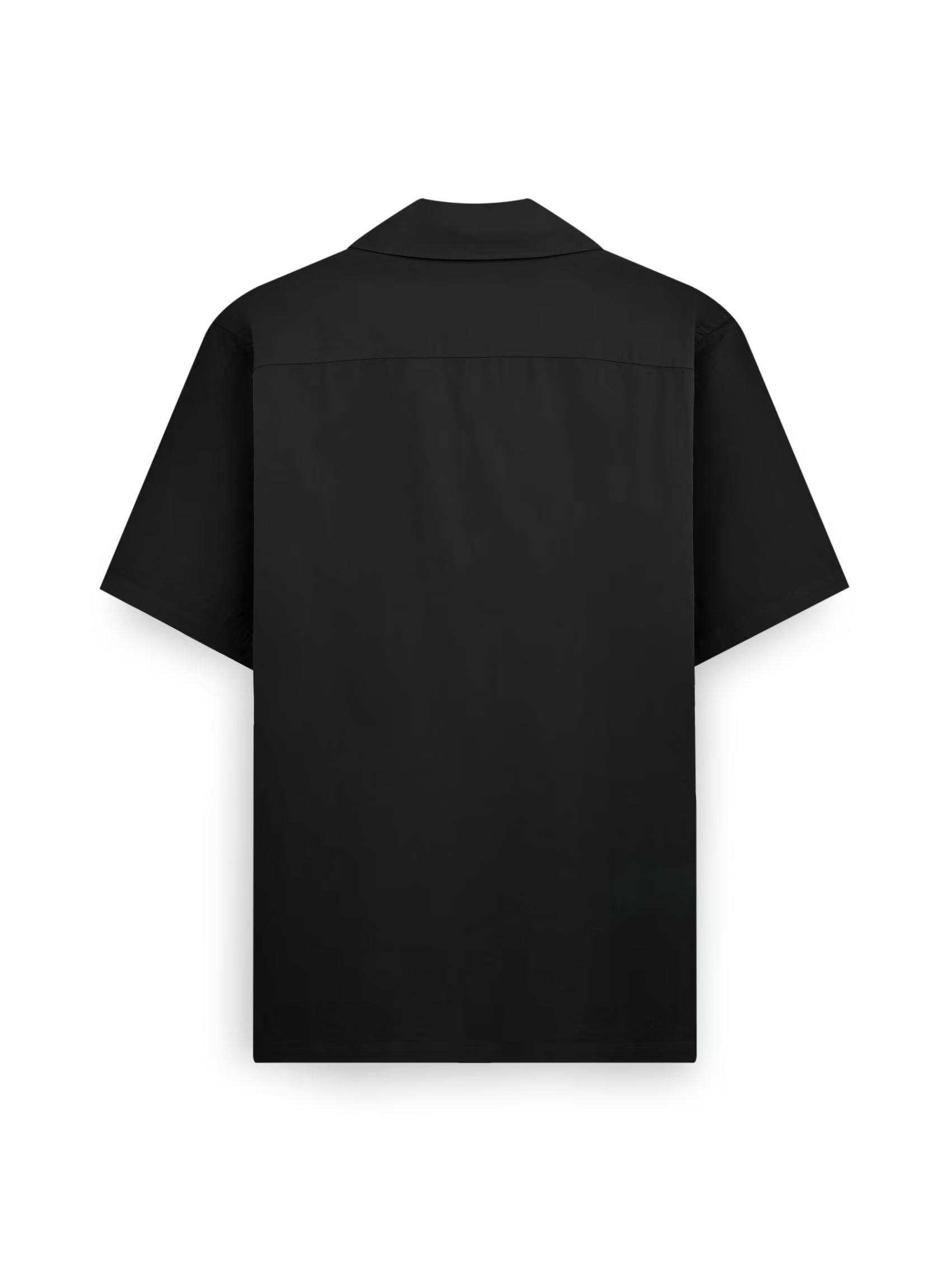 AIIZ Men's Pocket Camp Collar Shorts Sleeve Shirt