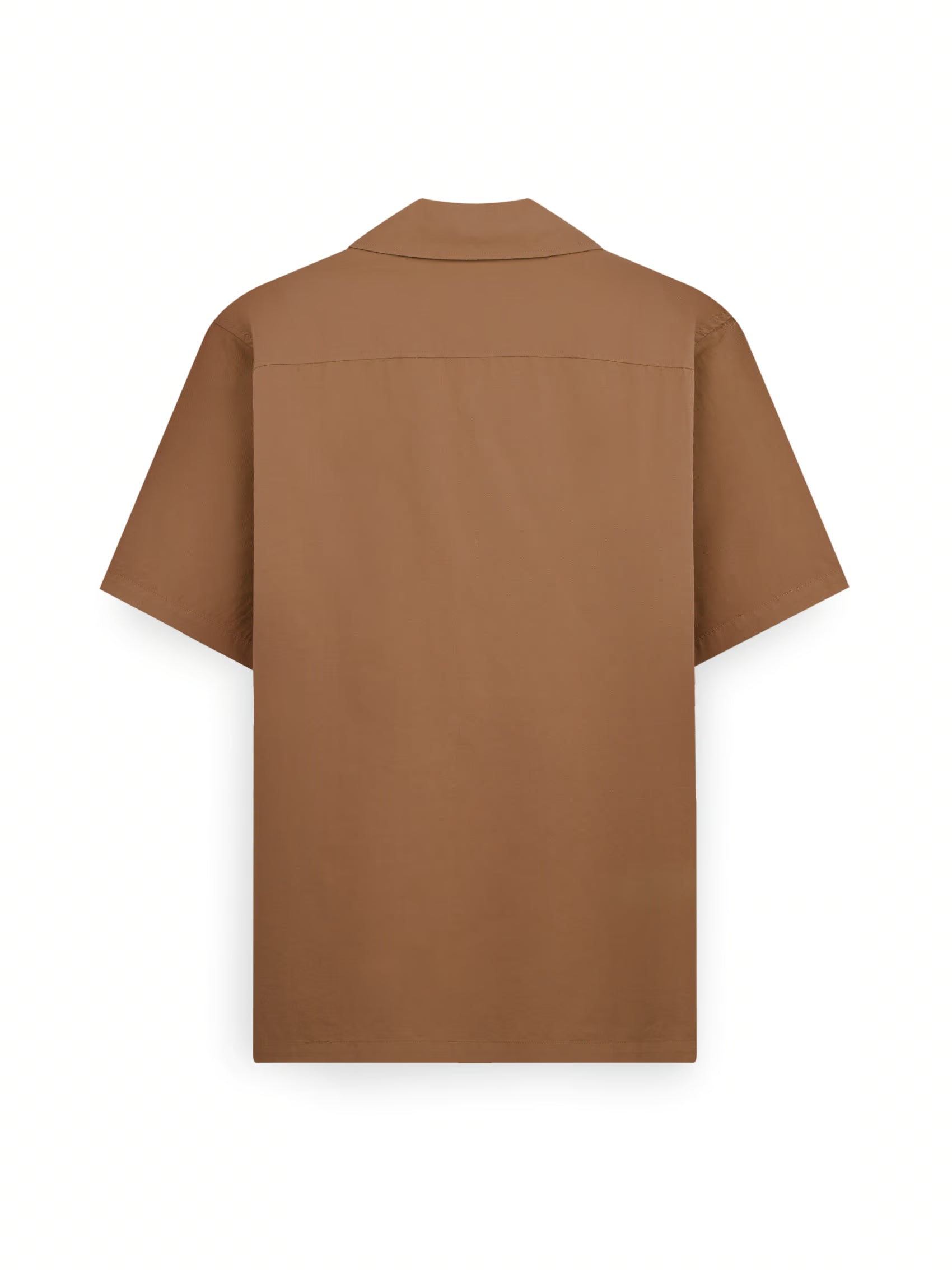 AIIZ Men's Pocket Camp Collar Shorts Sleeve Shirt
