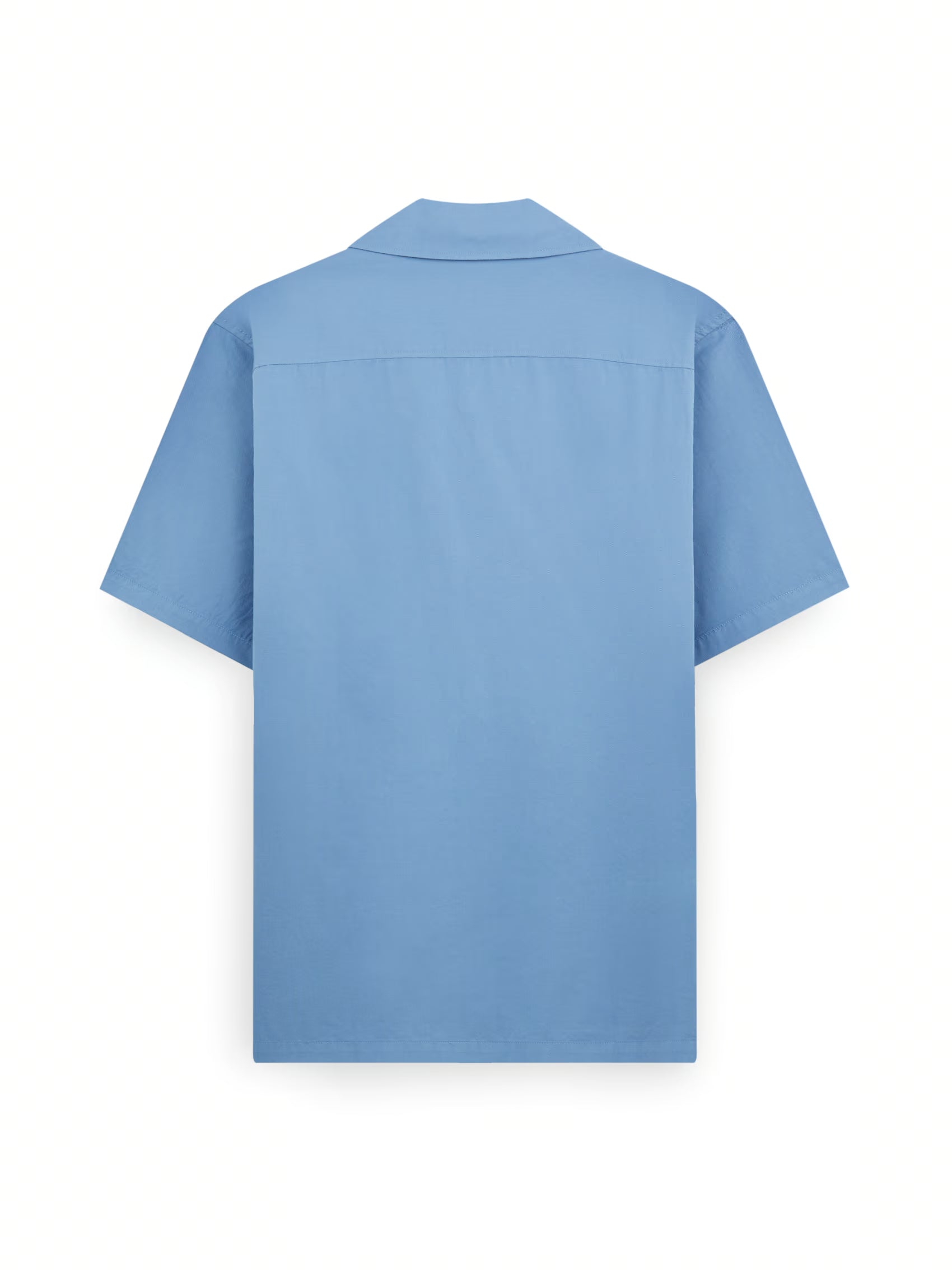 AIIZ Men's Pocket Camp Collar Shorts Sleeve Shirt