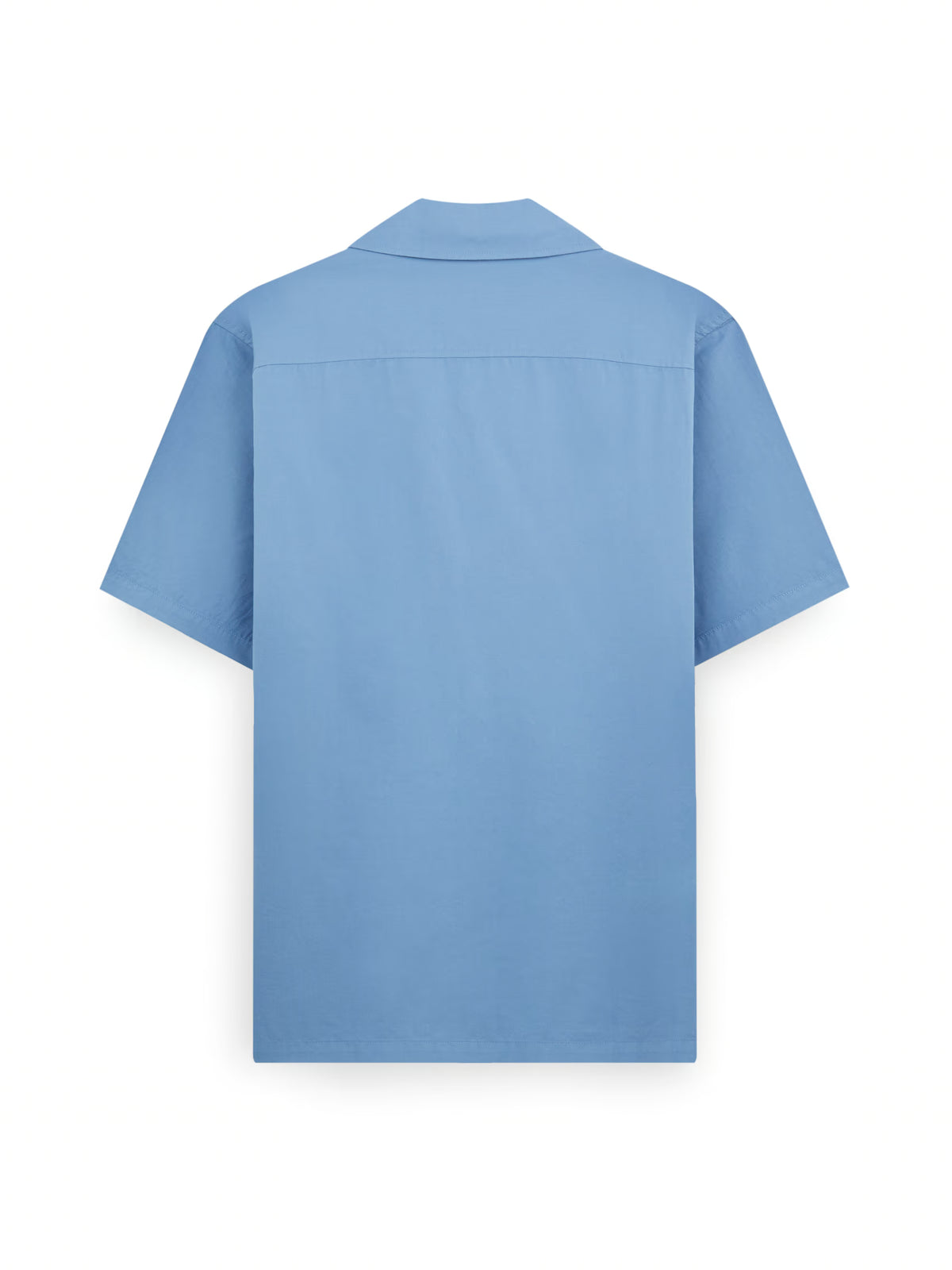 AIIZ Men's Pocket Camp Collar Shorts Sleeve Shirt