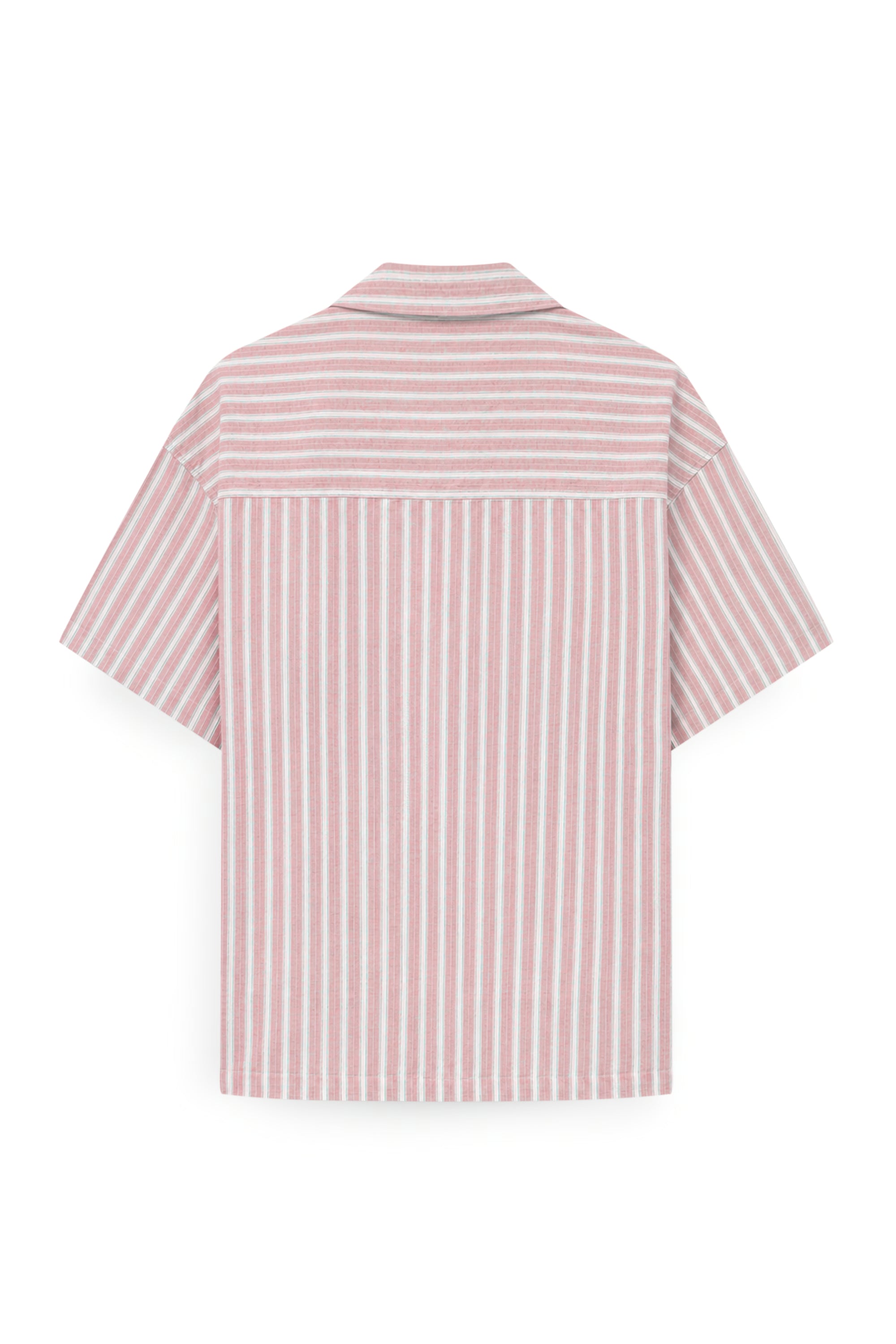 AIIZ Men's Stripe Short Sleeve Shirt