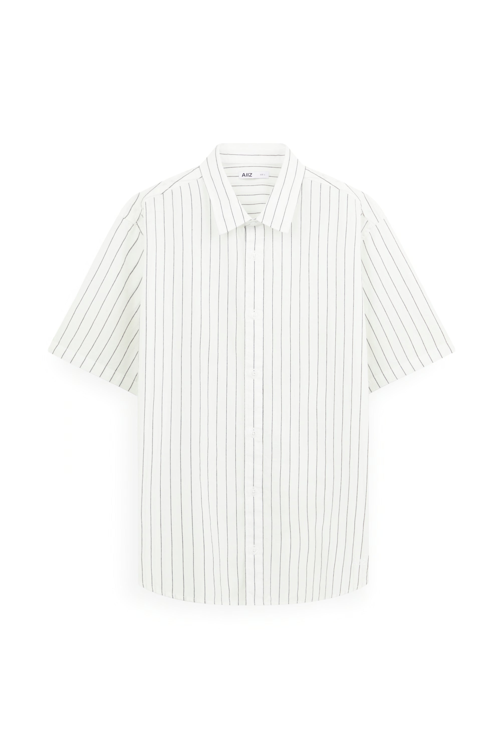 AIIZ Men’s Striped Short Sleeve Shirt
