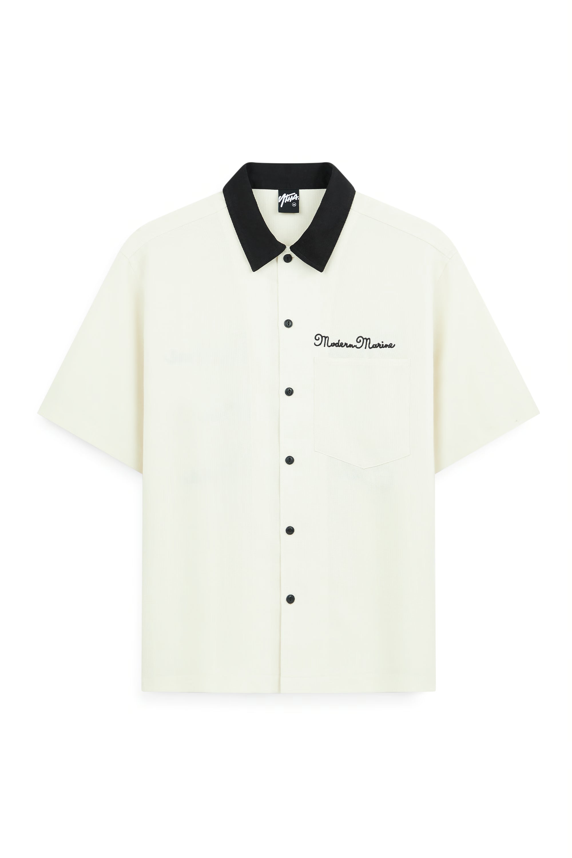 AIIZ Men’s Fishing Society Club Contrast Collar Short Sleeve Shirt