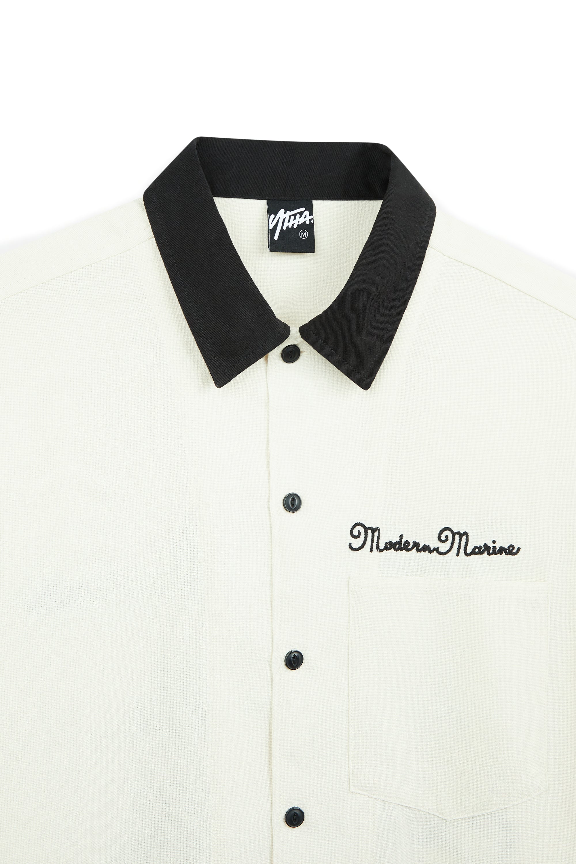 AIIZ Men’s Fishing Society Club Contrast Collar Short Sleeve Shirt