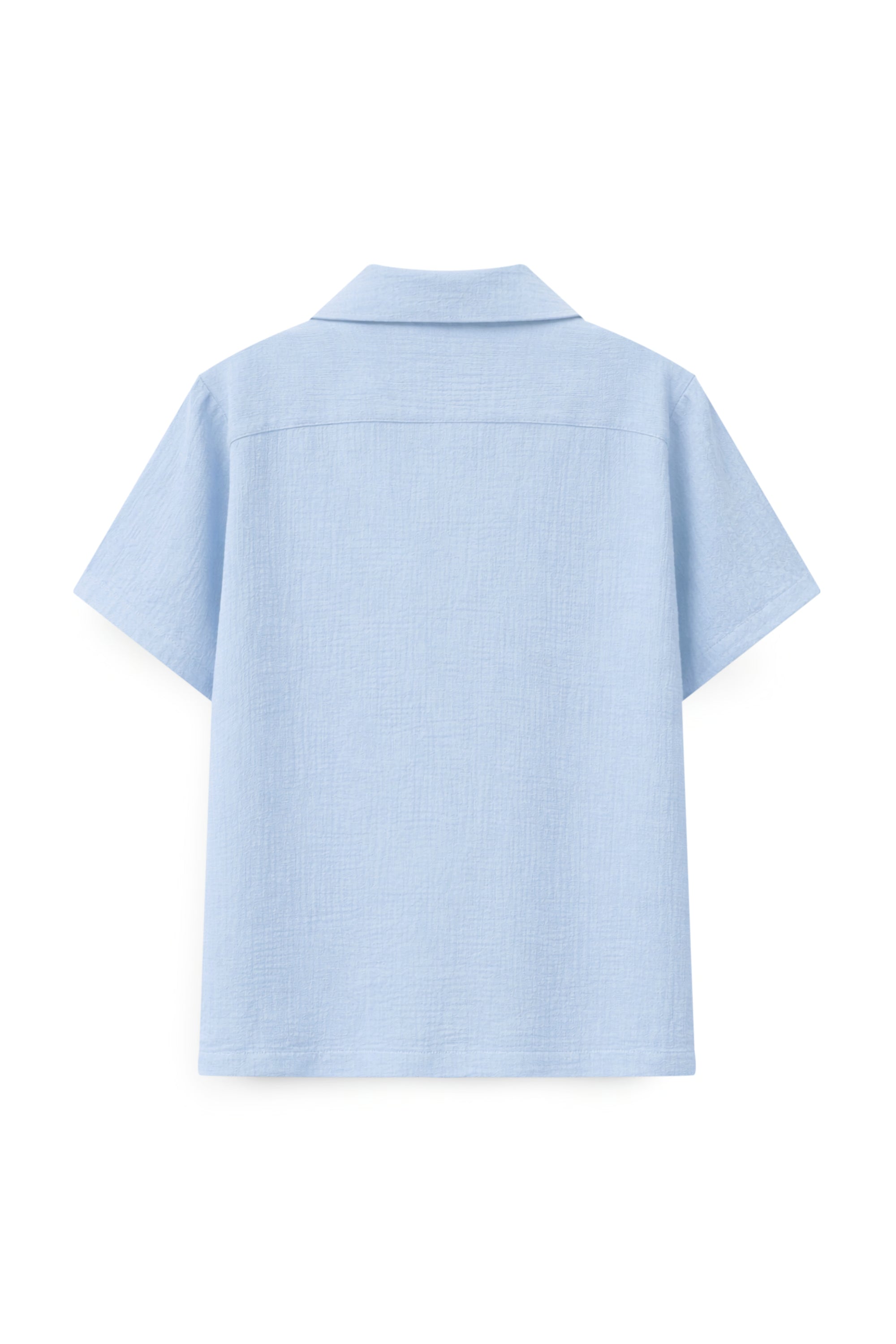AIIZ Men’s Embroidered Short Sleeve Shirt